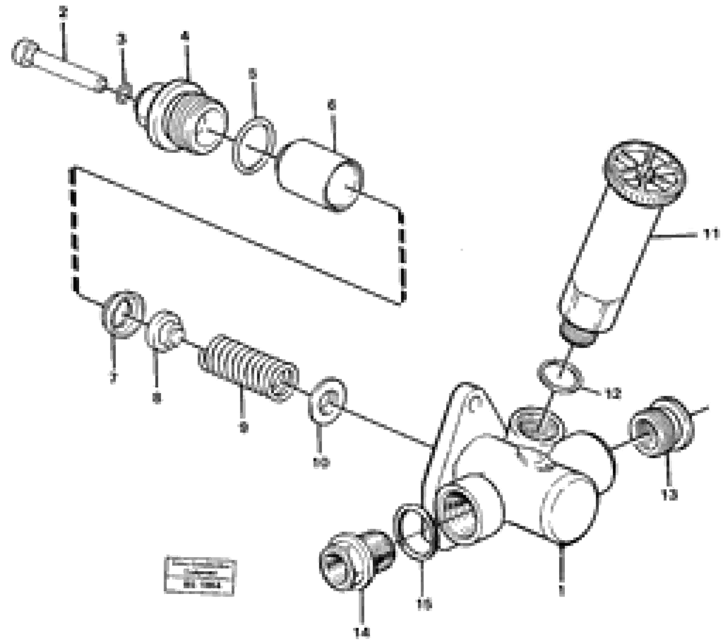Схема запчастей Volvo A35 Volvo BM A35 - 104061 Feed pump 