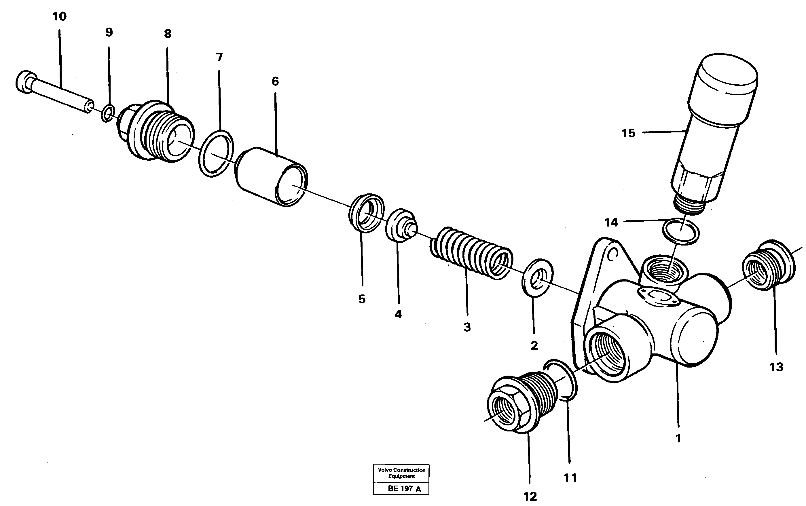 Схема запчастей Volvo A35 Volvo BM A35 - 104681 Feed pump 
