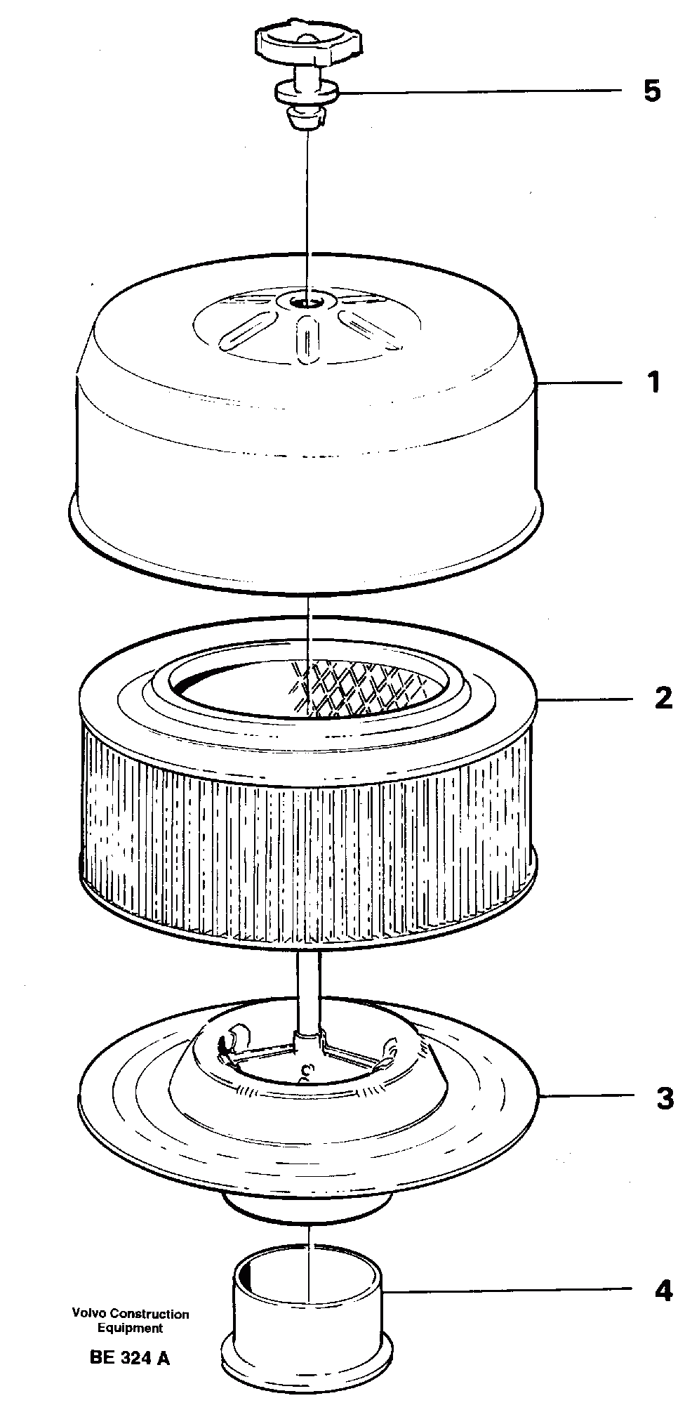 Схема запчастей Volvo A35 Volvo BM A35 - 2350 Фильтр топливный 