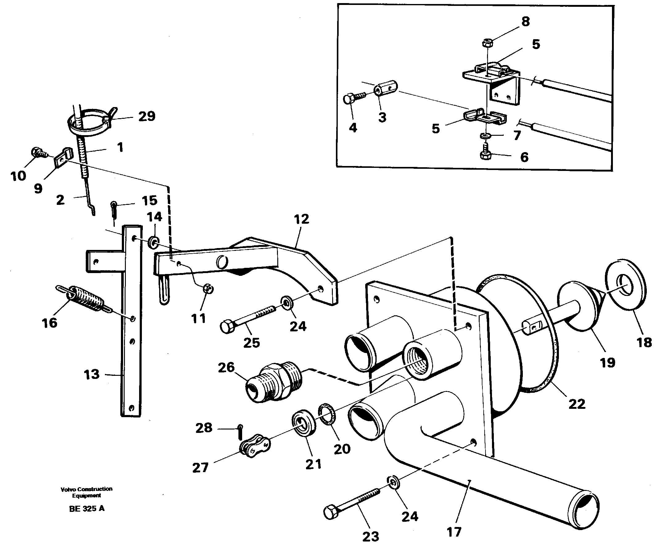 Схема запчастей Volvo A35 Volvo BM A35 - 58198 Shut-off valve 