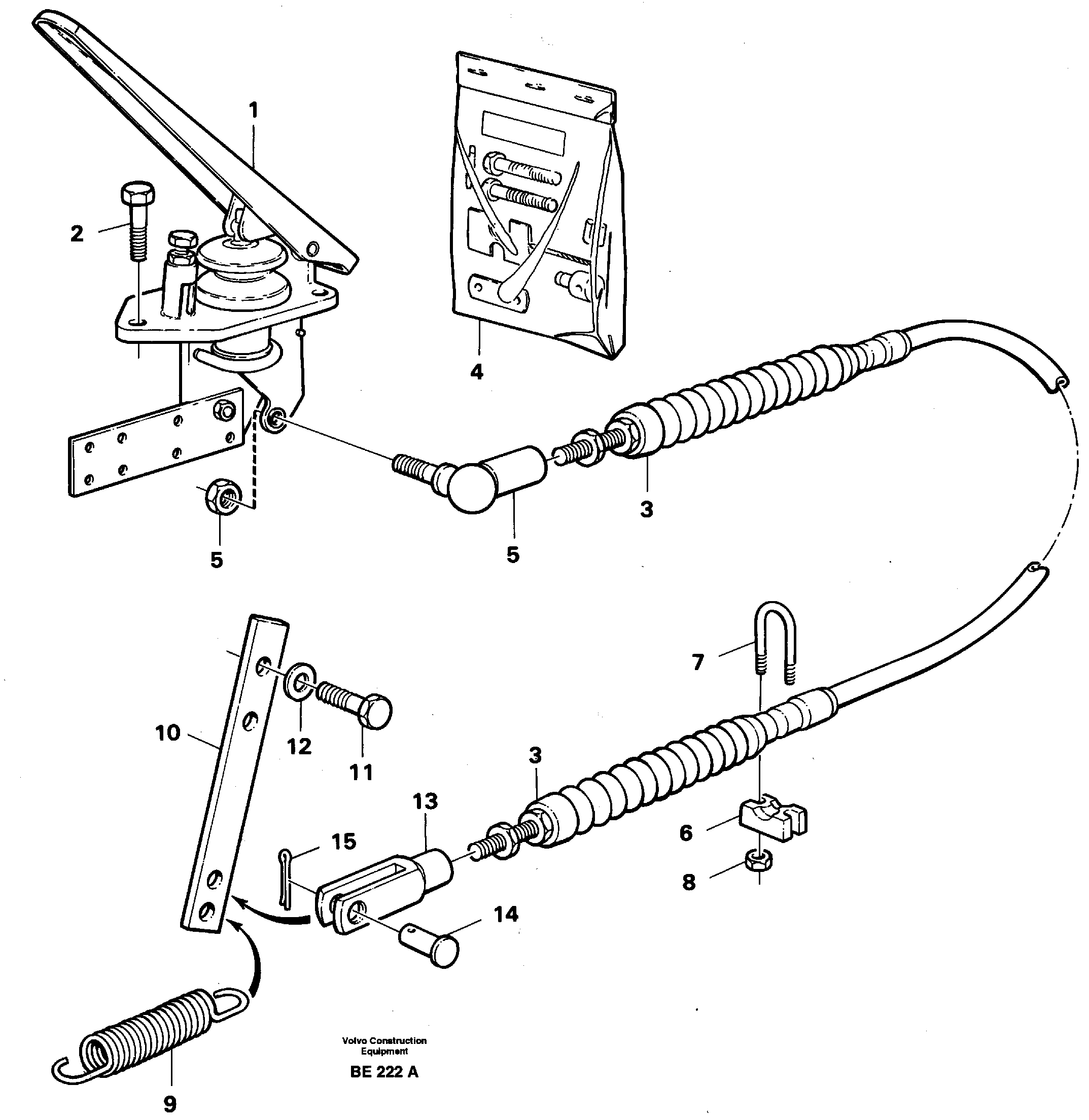Схема запчастей Volvo A35 Volvo BM A35 - 16680 Governor controls 