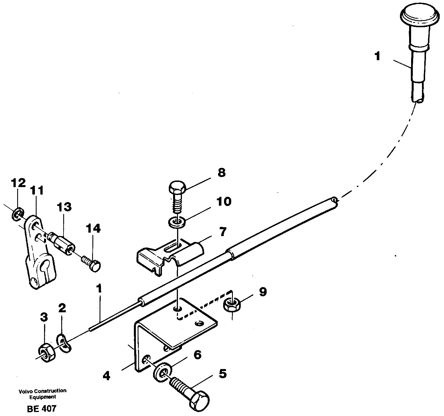 Схема запчастей Volvo A35 Volvo BM A35 - 16681 Governor controls 