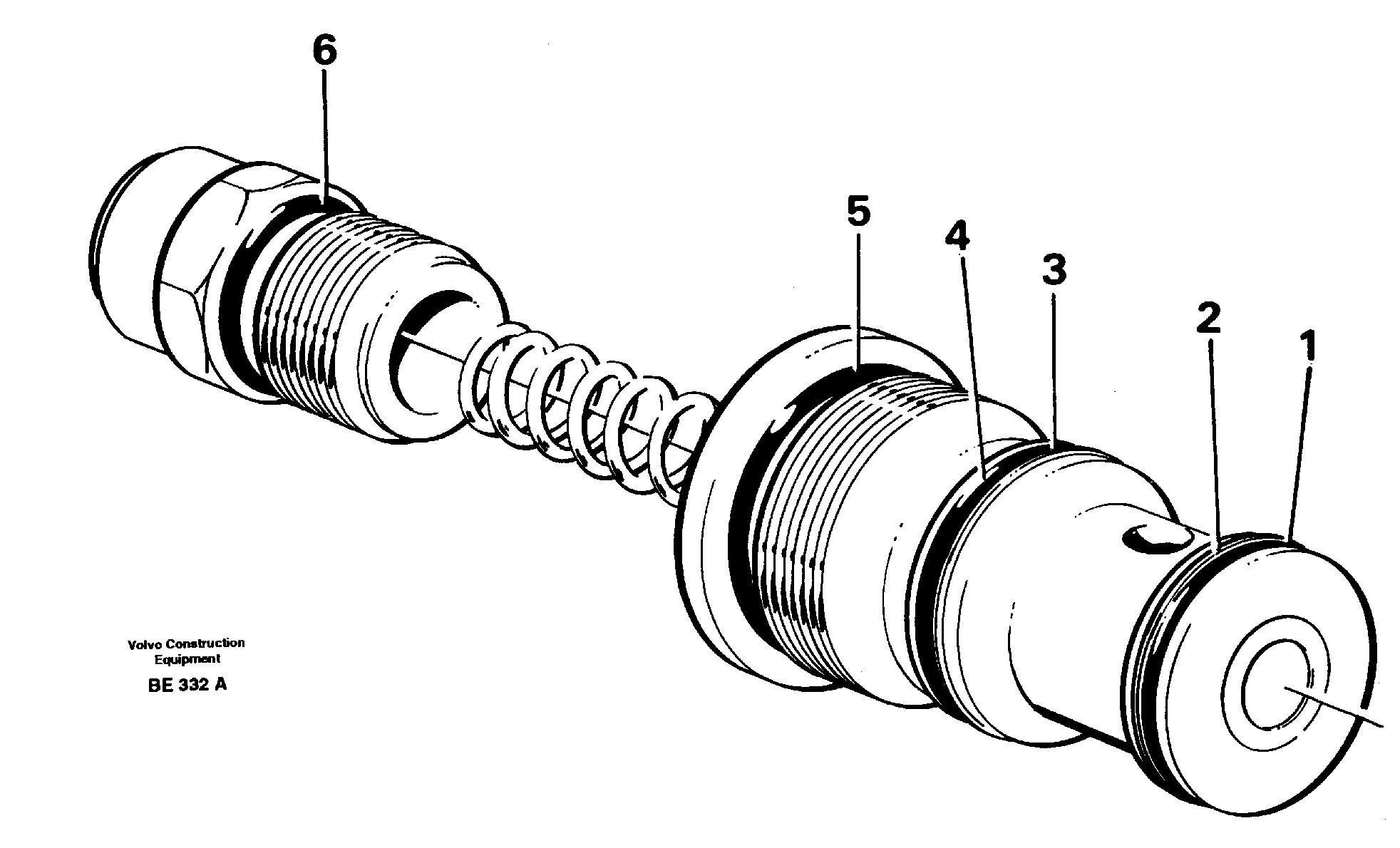 Схема запчастей Volvo A35 Volvo BM A35 - 25763 Клапан обратный 