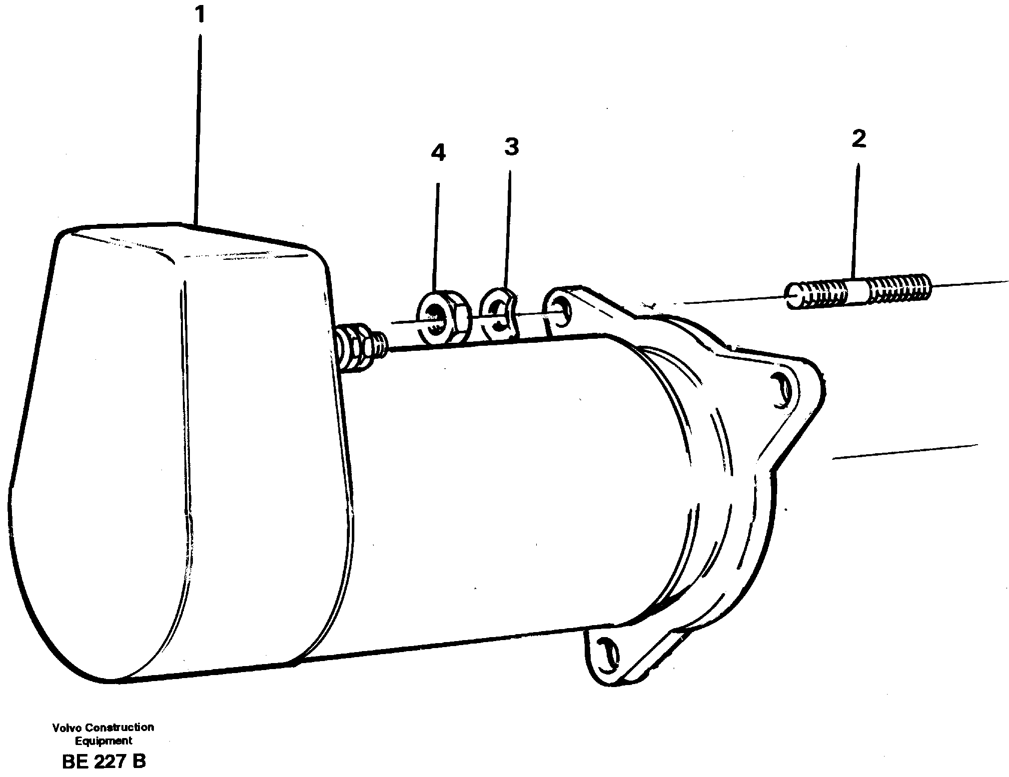 Схема запчастей Volvo A35 Volvo BM A35 - 6252 Starter motor, mounting 