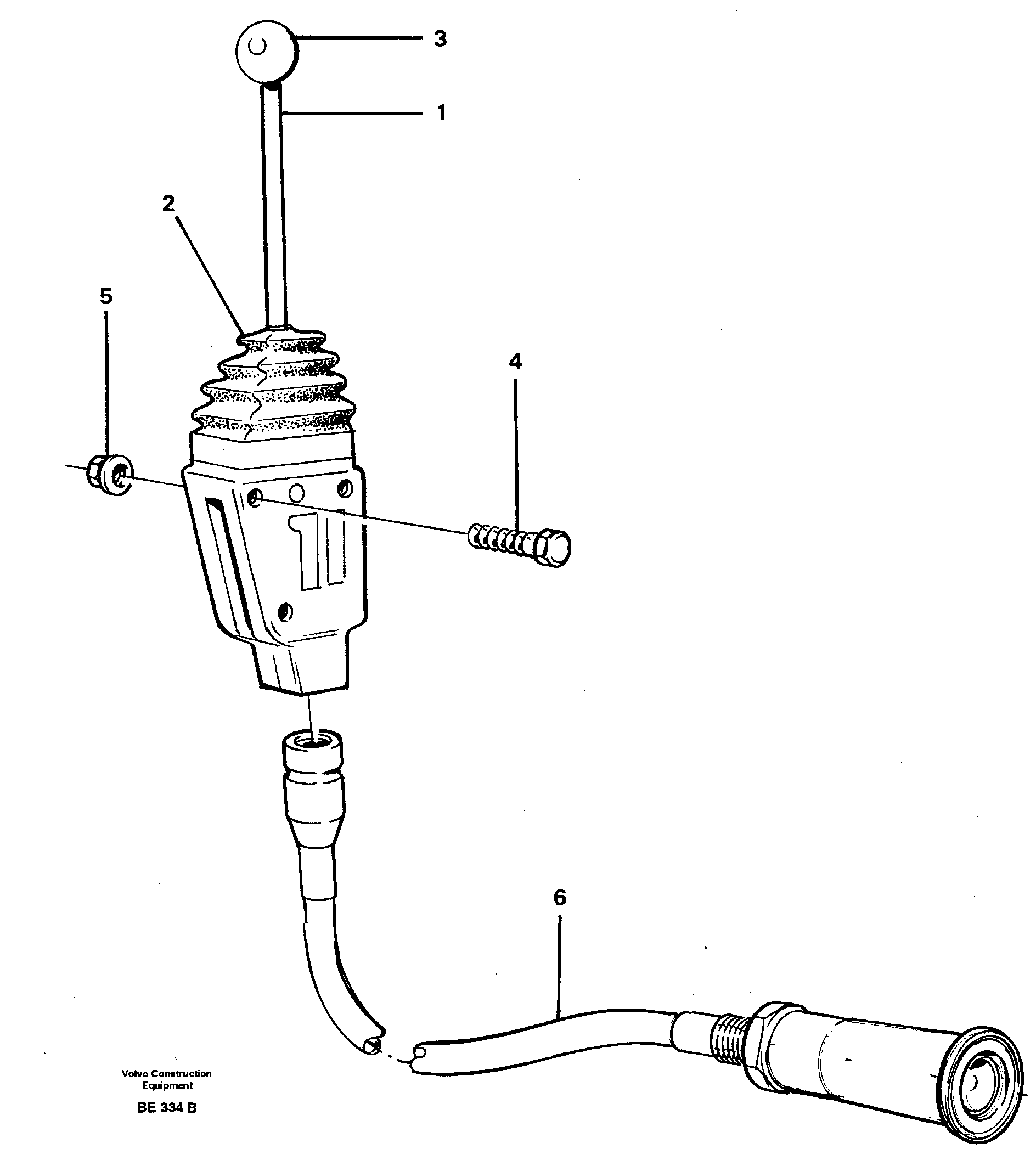 Схема запчастей Volvo A35 Volvo BM A35 - 82259 Tip control 