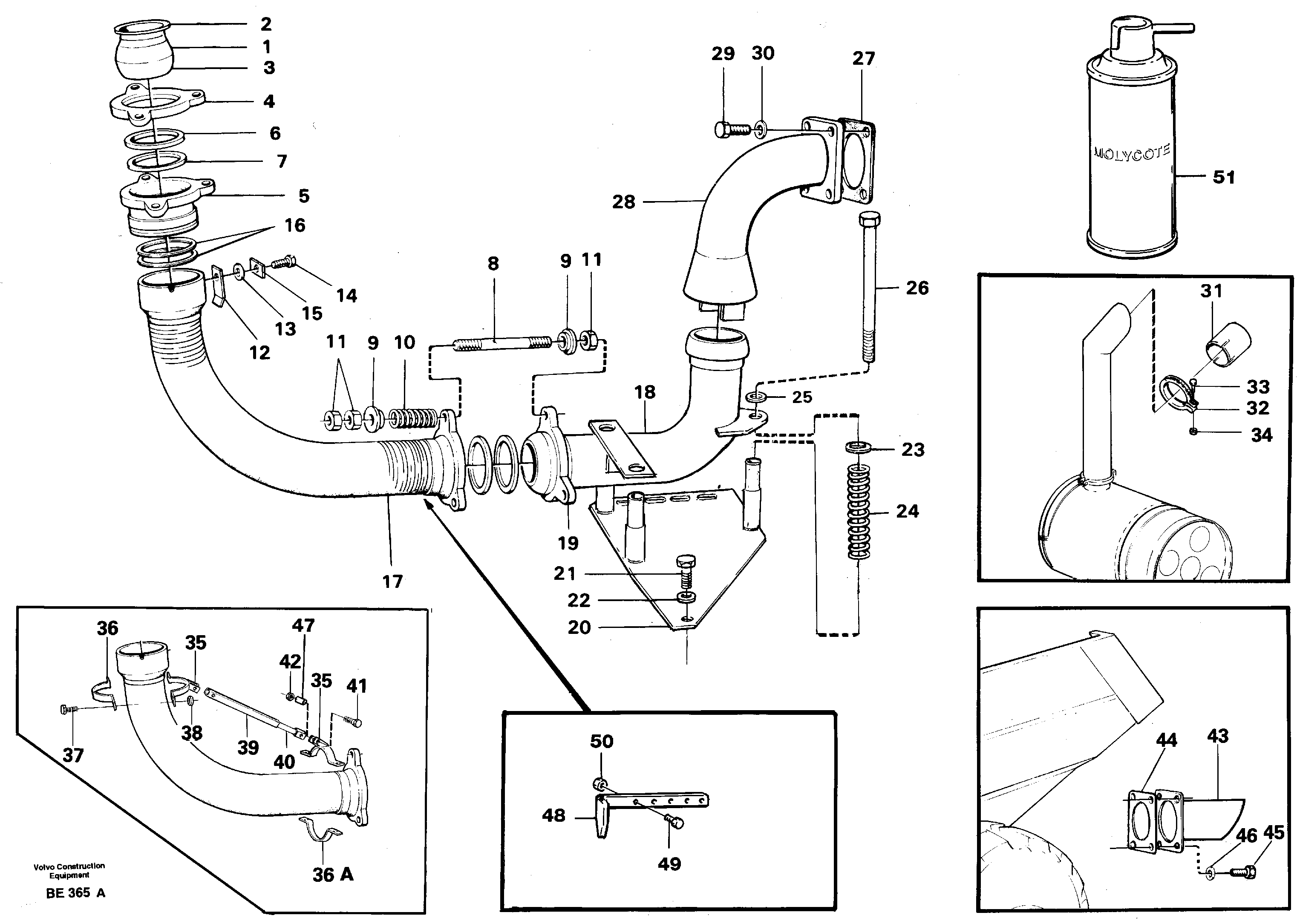 Схема запчастей Volvo A35 Volvo BM A35 - 86788 Body heating 