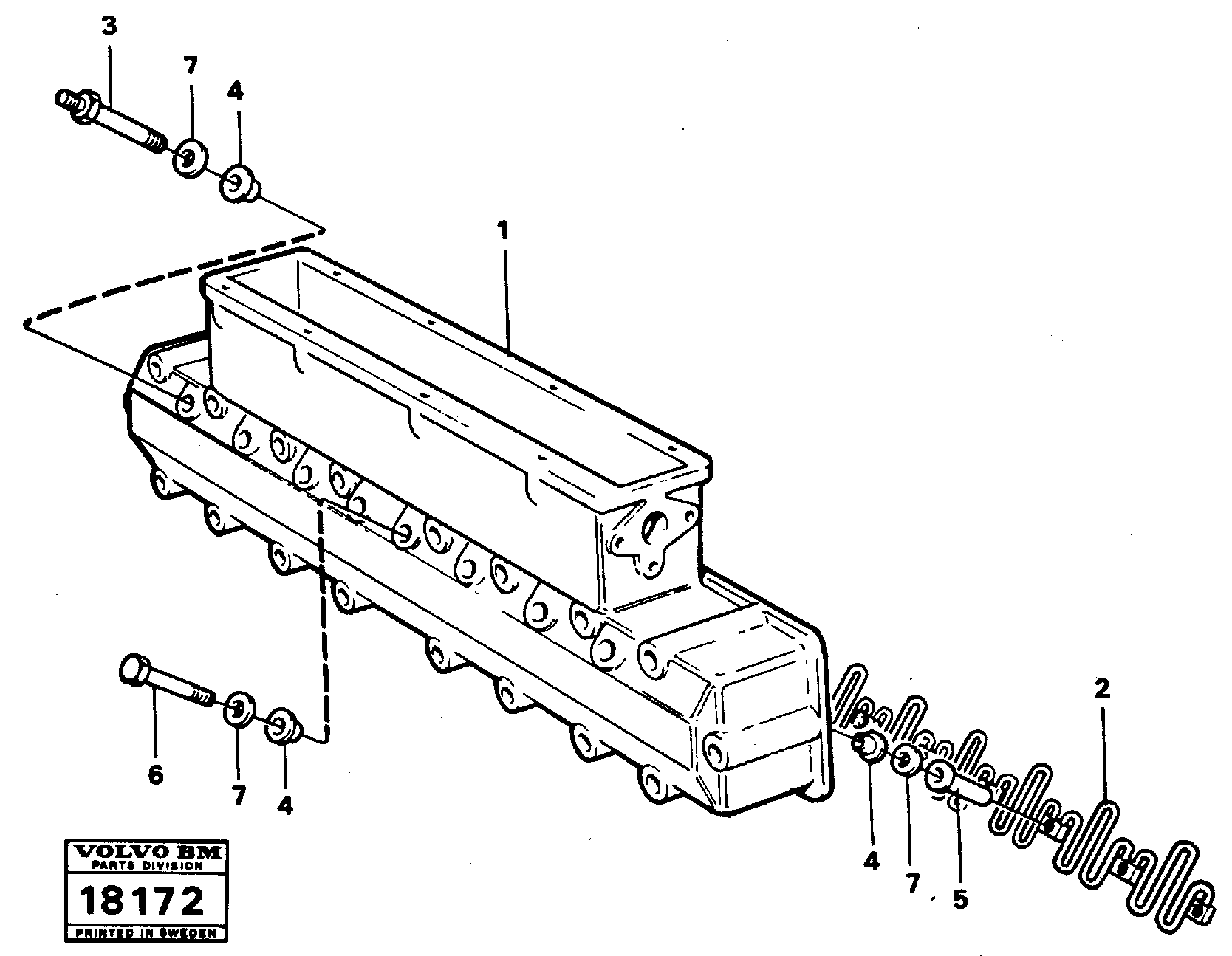 Схема запчастей Volvo A25 VOLVO BM VOLVO BM A25 - 20779 Inlet manifold 