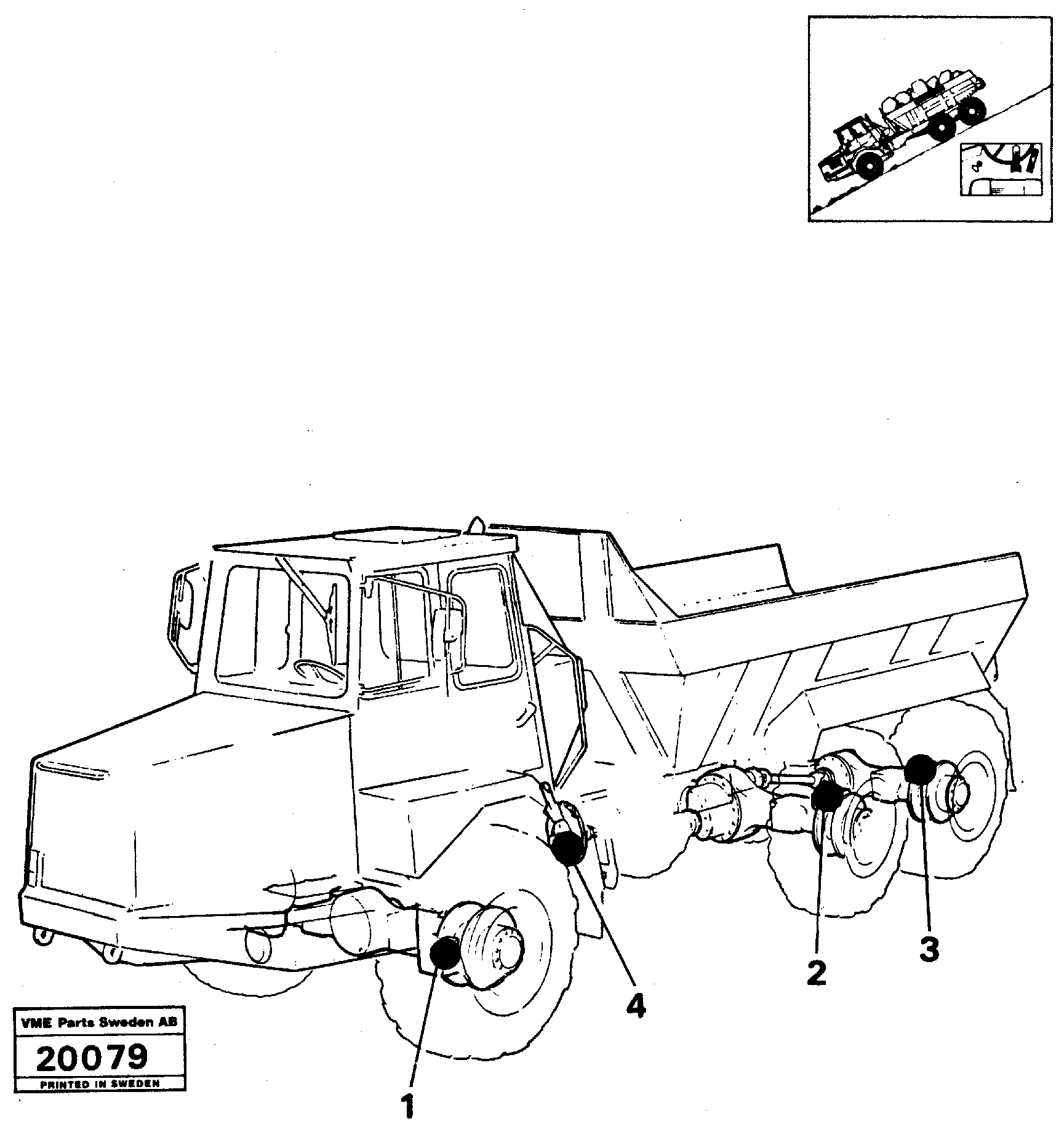 Схема запчастей Volvo A25 VOLVO BM VOLVO BM A25 - 20629 Тормоз парковочный 