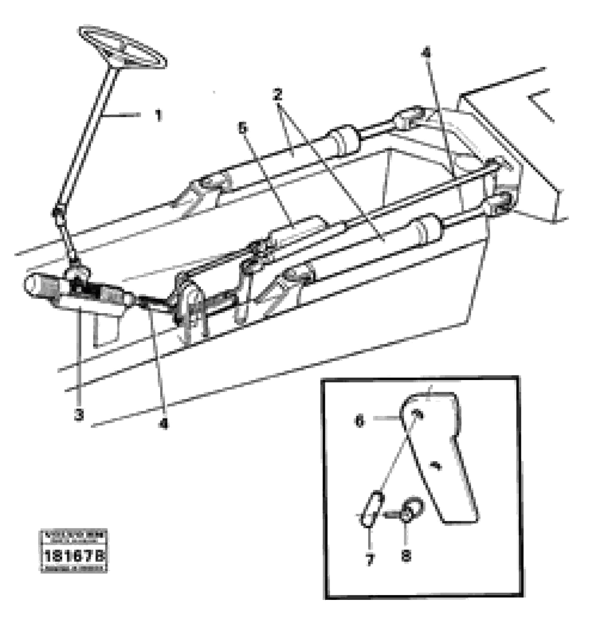 Схема запчастей Volvo A25 VOLVO BM VOLVO BM A25 - 24501 Рулевая система 