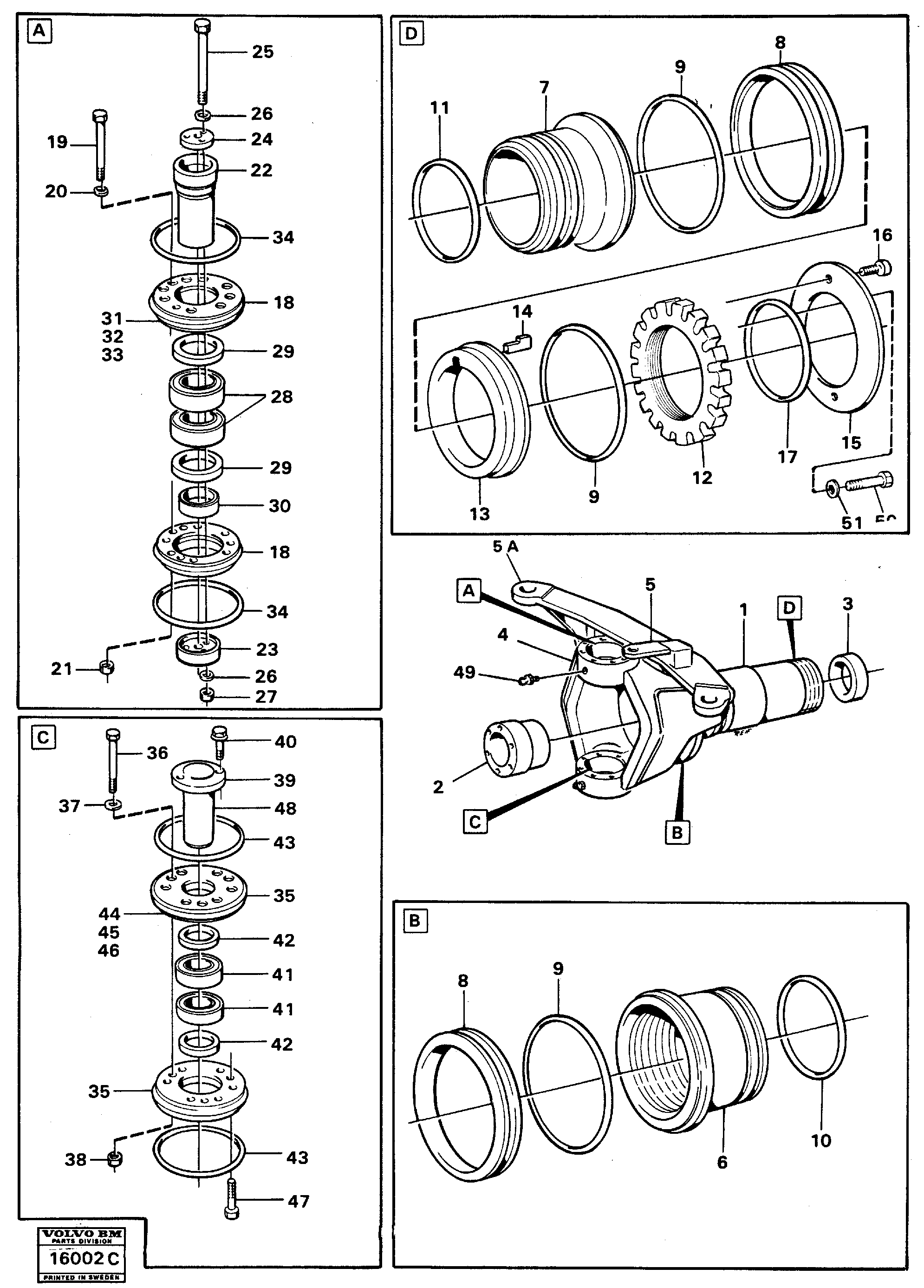 Схема запчастей Volvo A25 VOLVO BM VOLVO BM A25 - 93519 Hitch 