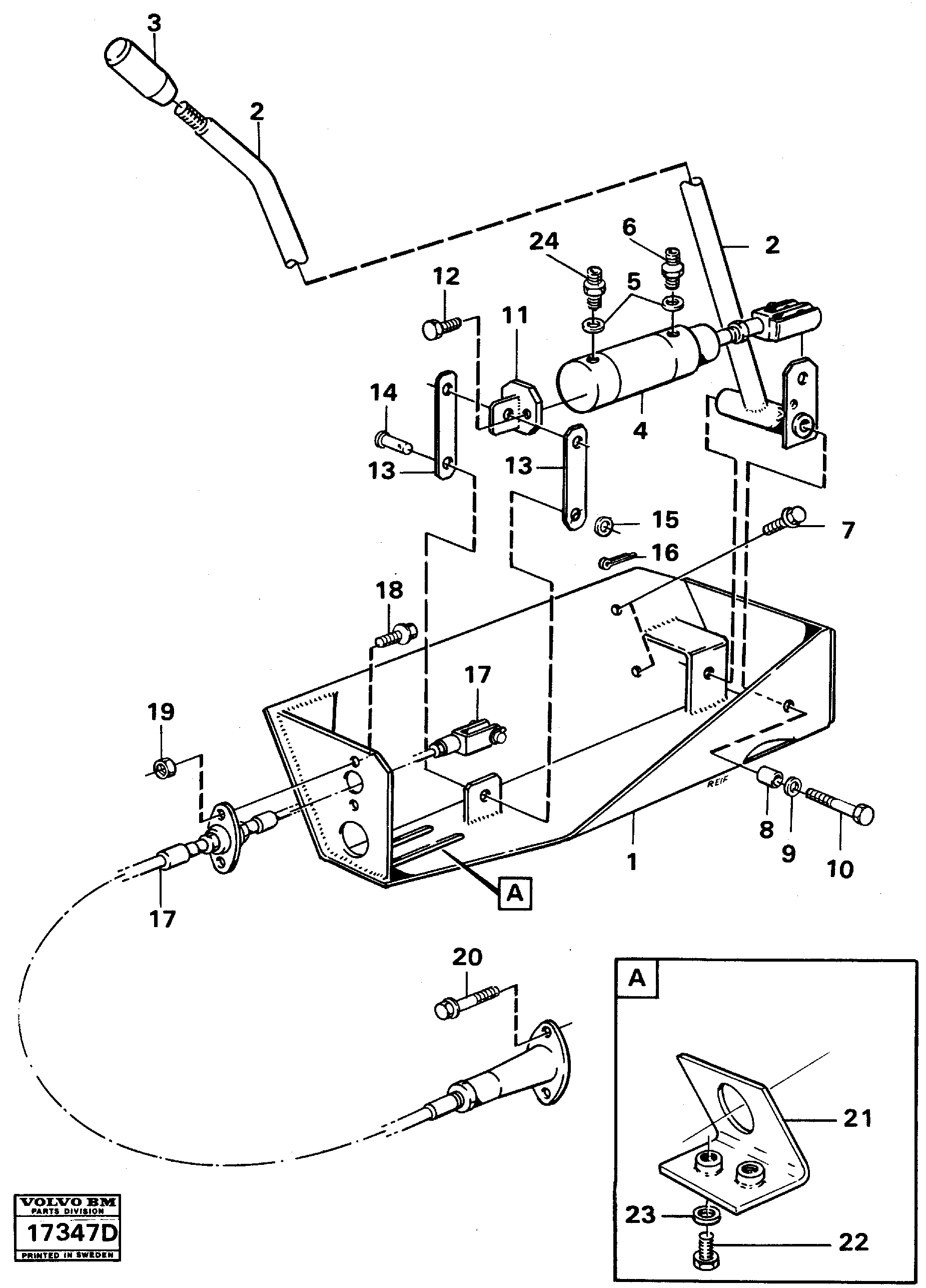 Схема запчастей Volvo A25 VOLVO BM VOLVO BM A25 - 24527 Tipping control 6 x 4, 6 x 6 4 X 4, 90972 