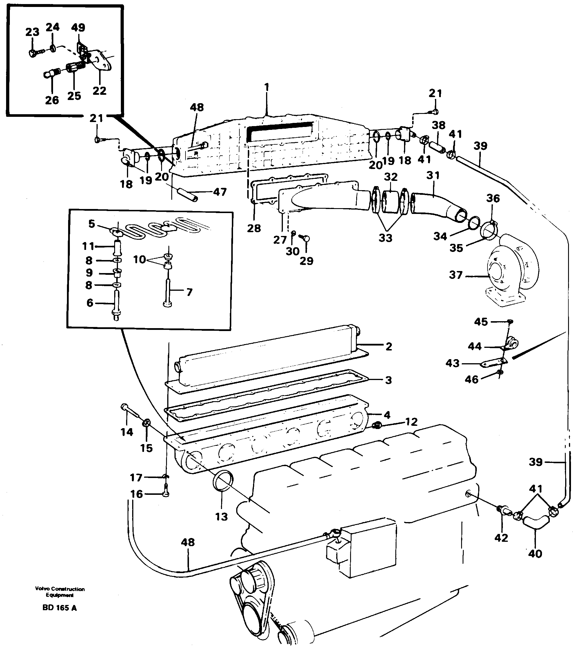 Схема запчастей Volvo A30 VOLVO BM VOLVO BM A30 - 26560 Intercooler 