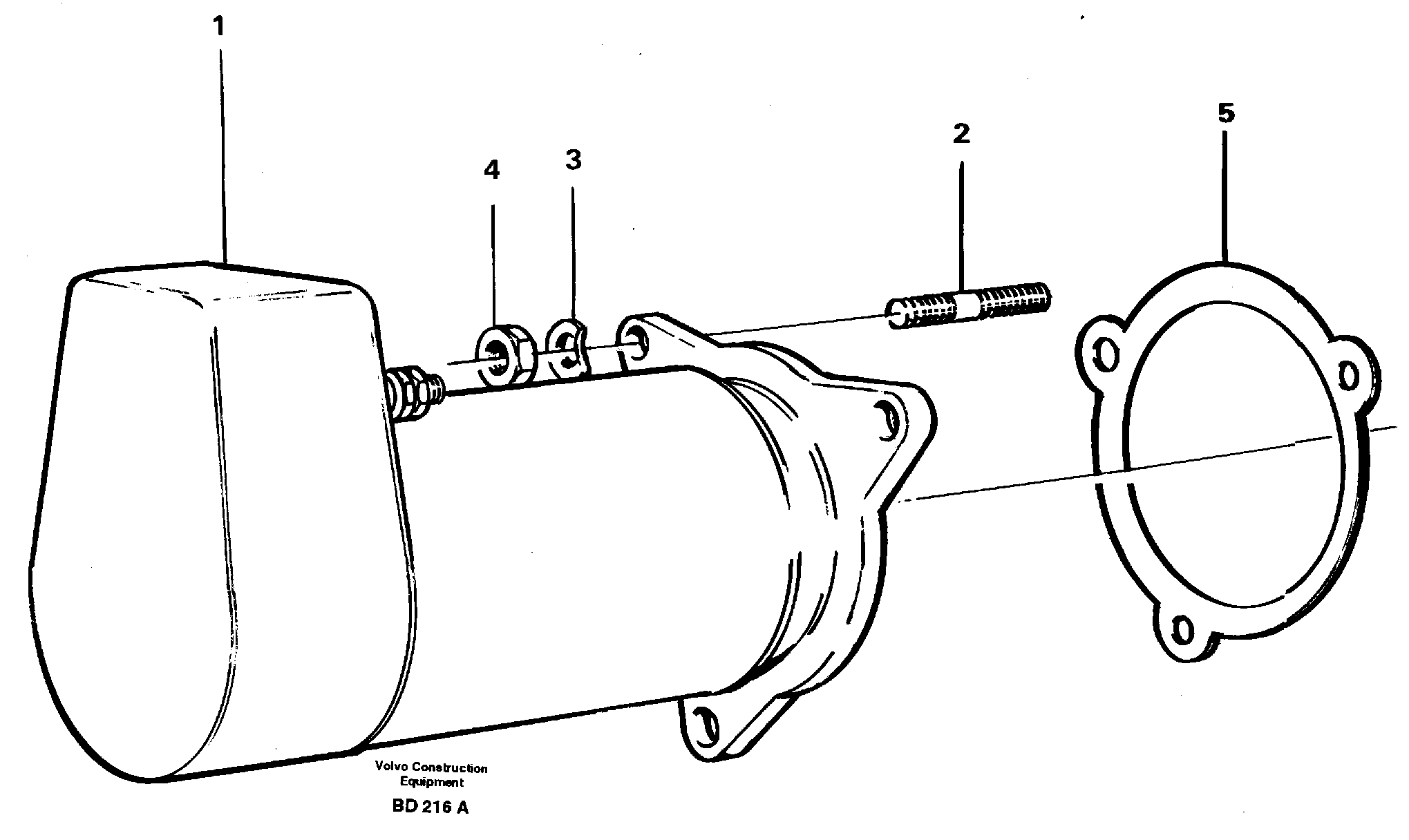 Схема запчастей Volvo A30 VOLVO BM VOLVO BM A30 - 16979 Starter motor, mounting 