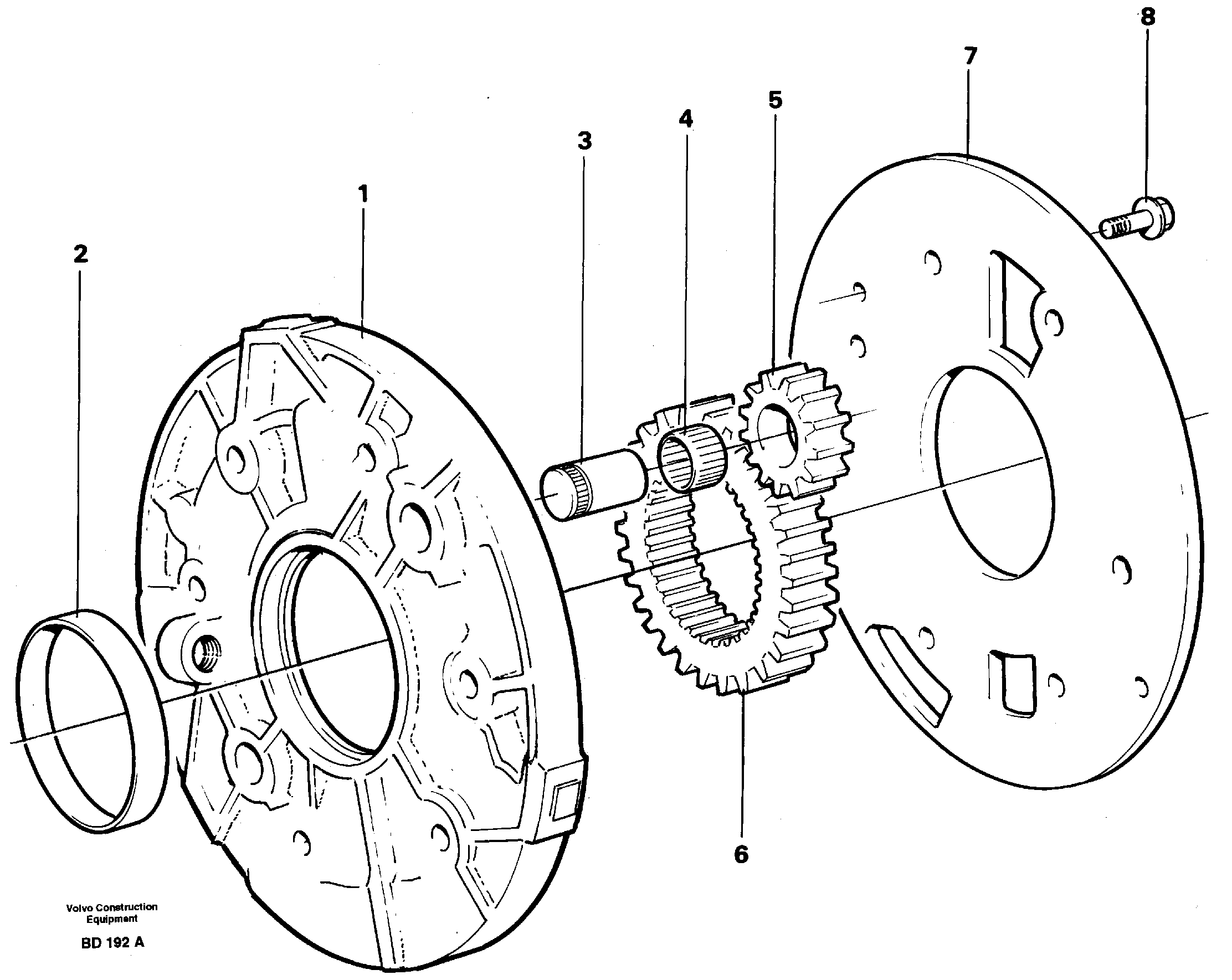 Схема запчастей Volvo A30 VOLVO BM VOLVO BM A30 - 17848 Насос масляный 