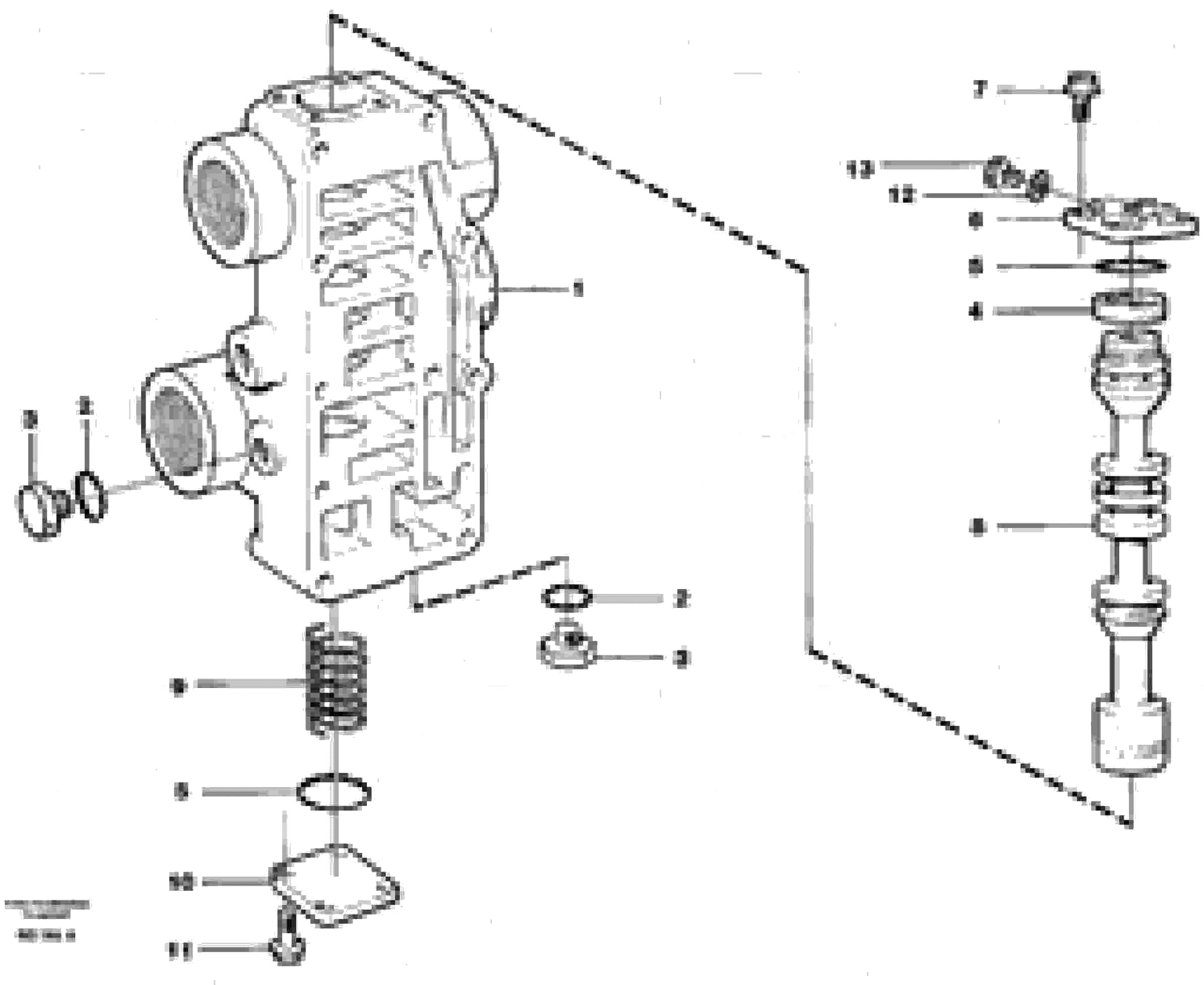 Схема запчастей Volvo A30 VOLVO BM VOLVO BM A30 - 2636 Клапан ретардера (тормоза-замедлителя) 