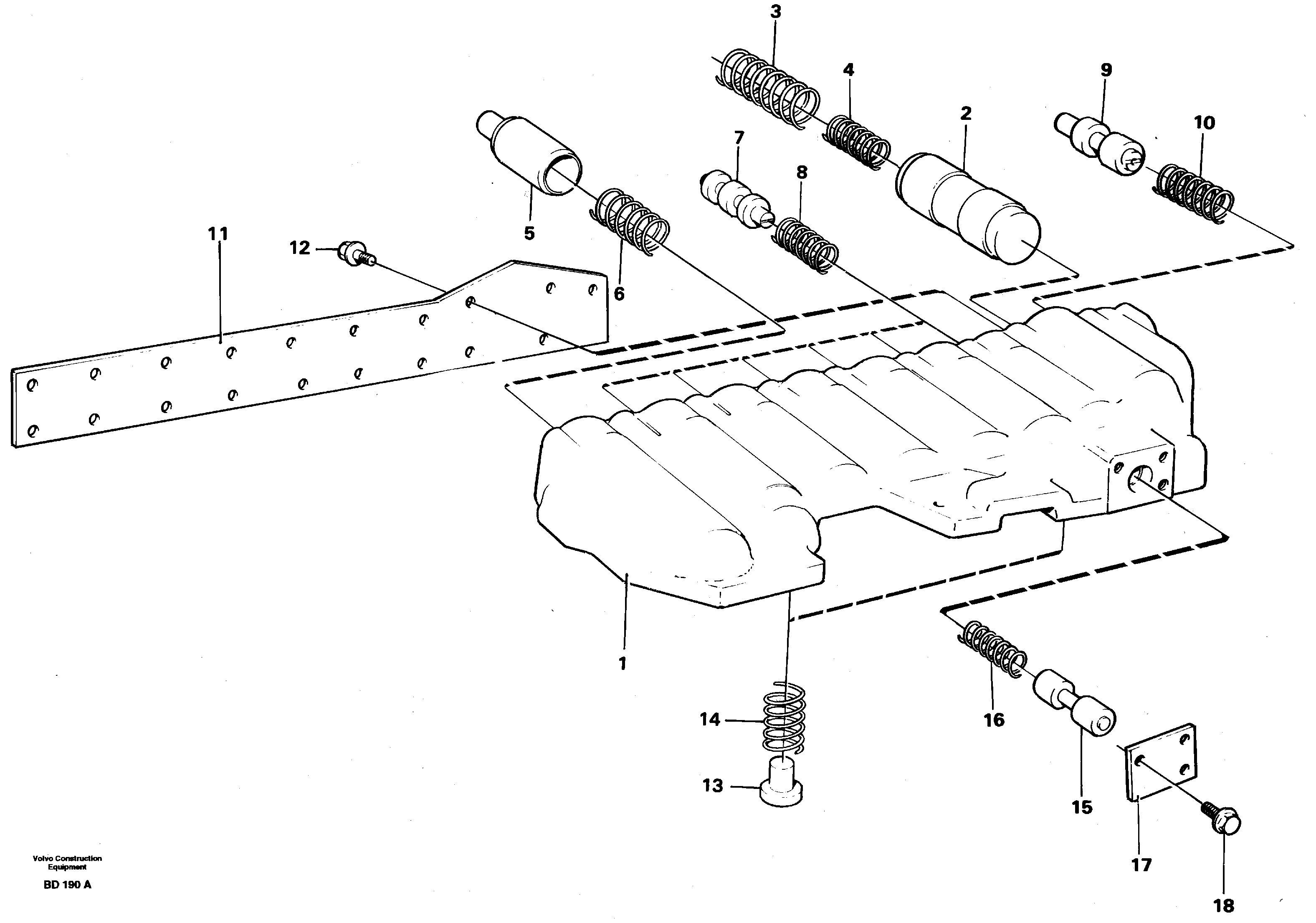 Схема запчастей Volvo A30 VOLVO BM VOLVO BM A30 - 5249 Modulated valve 