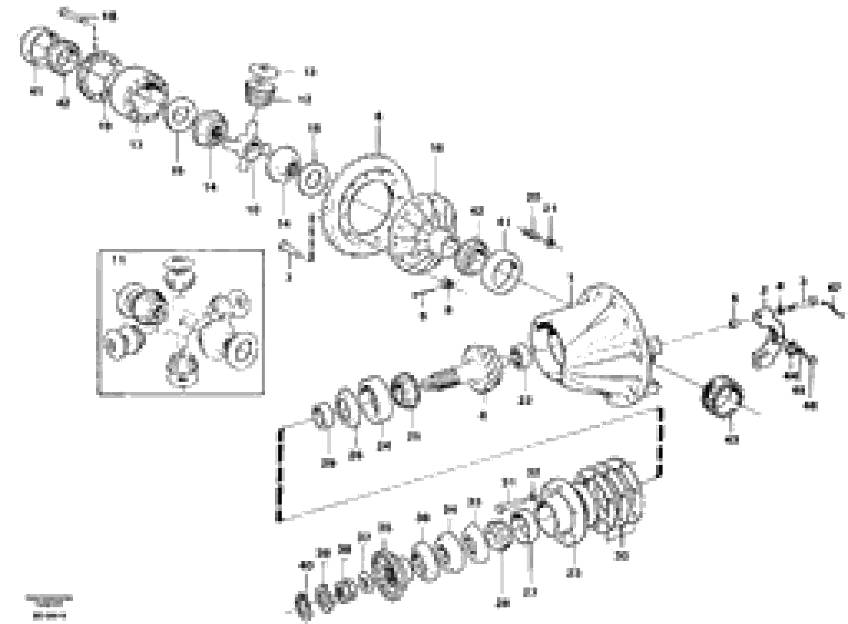 Схема запчастей Volvo A30 VOLVO BM VOLVO BM A30 - 18513 Final gear 