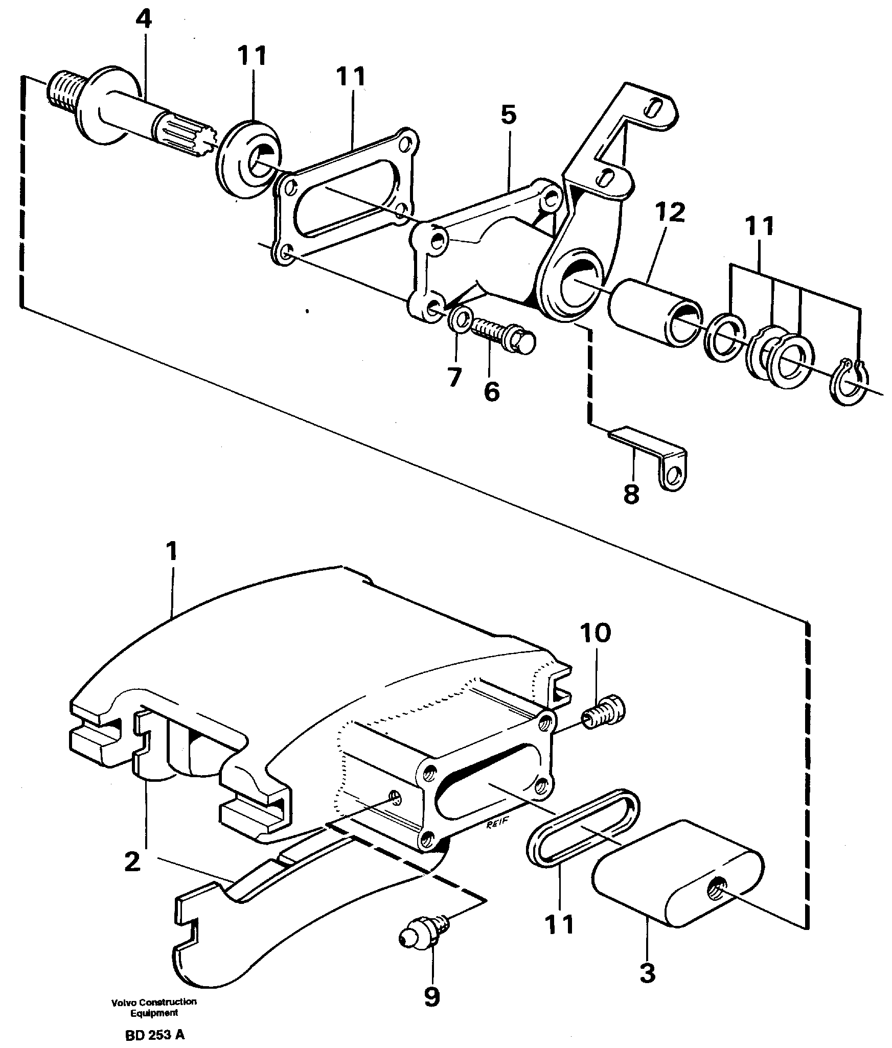 Схема запчастей Volvo A30 VOLVO BM VOLVO BM A30 - 15498 Disc brake 