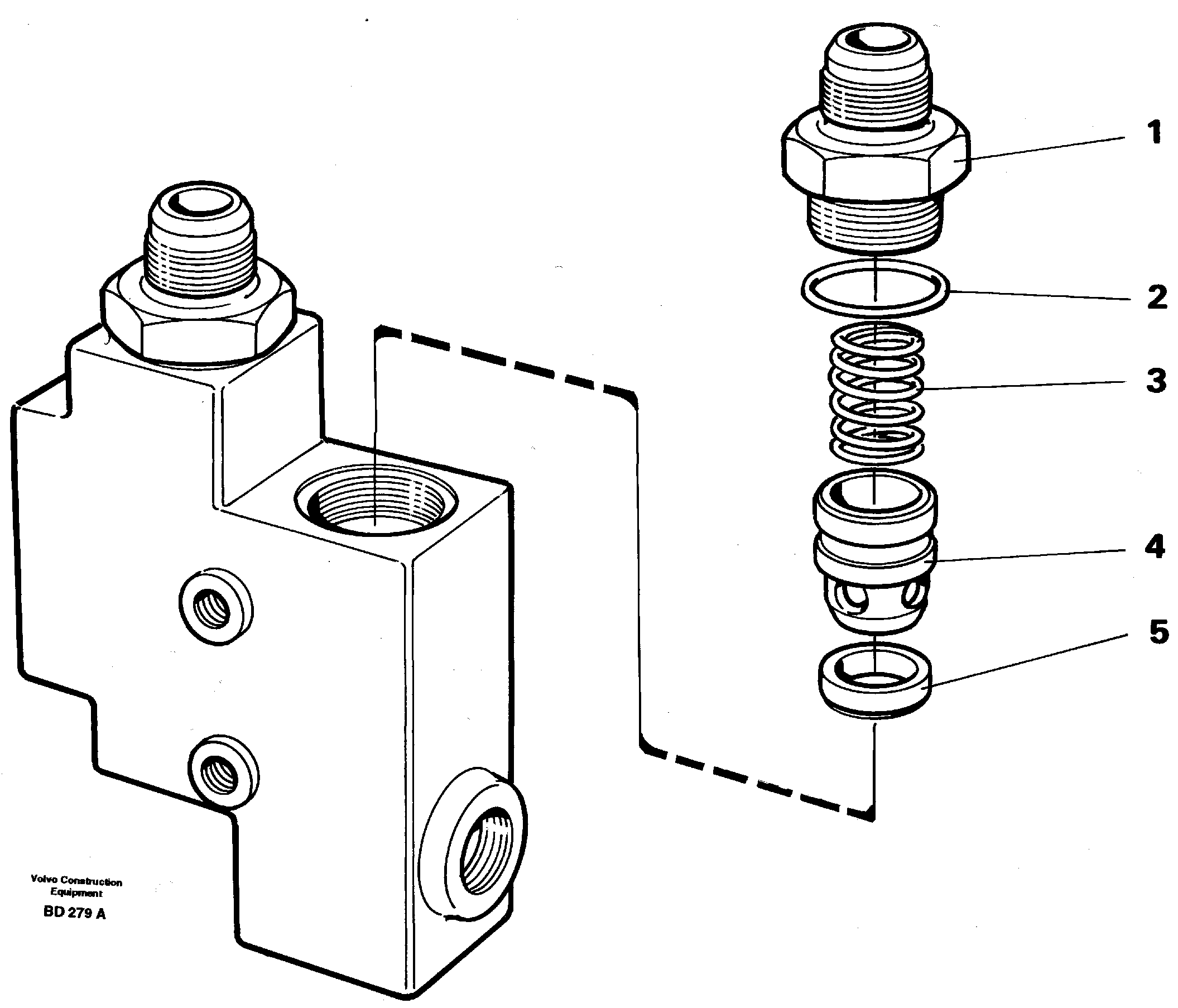 Схема запчастей Volvo A30 VOLVO BM VOLVO BM A30 - 10344 Клапан обратный 