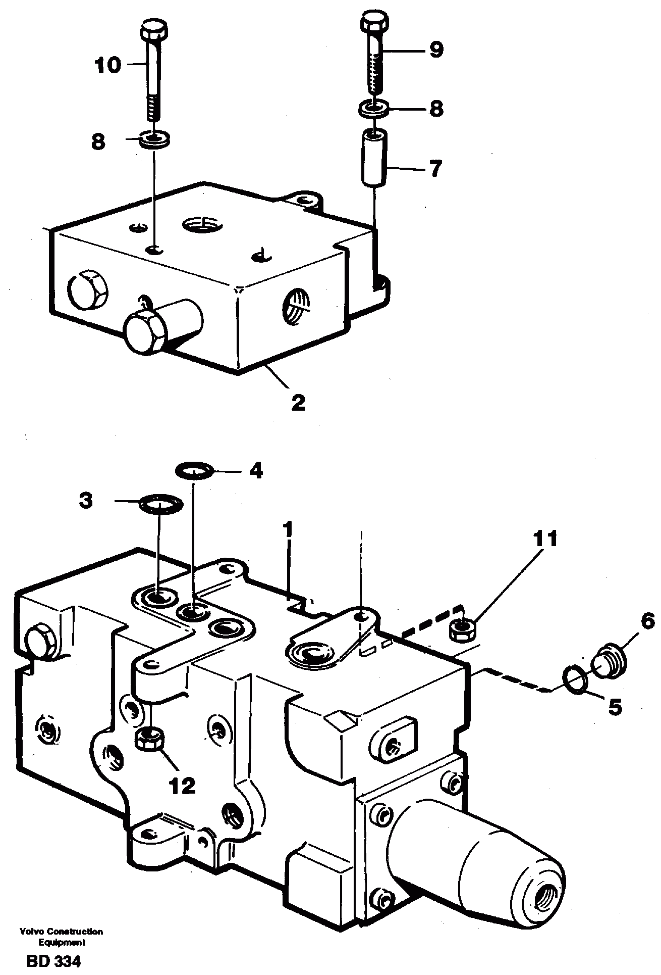 Схема запчастей Volvo A30 VOLVO BM VOLVO BM A30 - 44073 Steering unit 