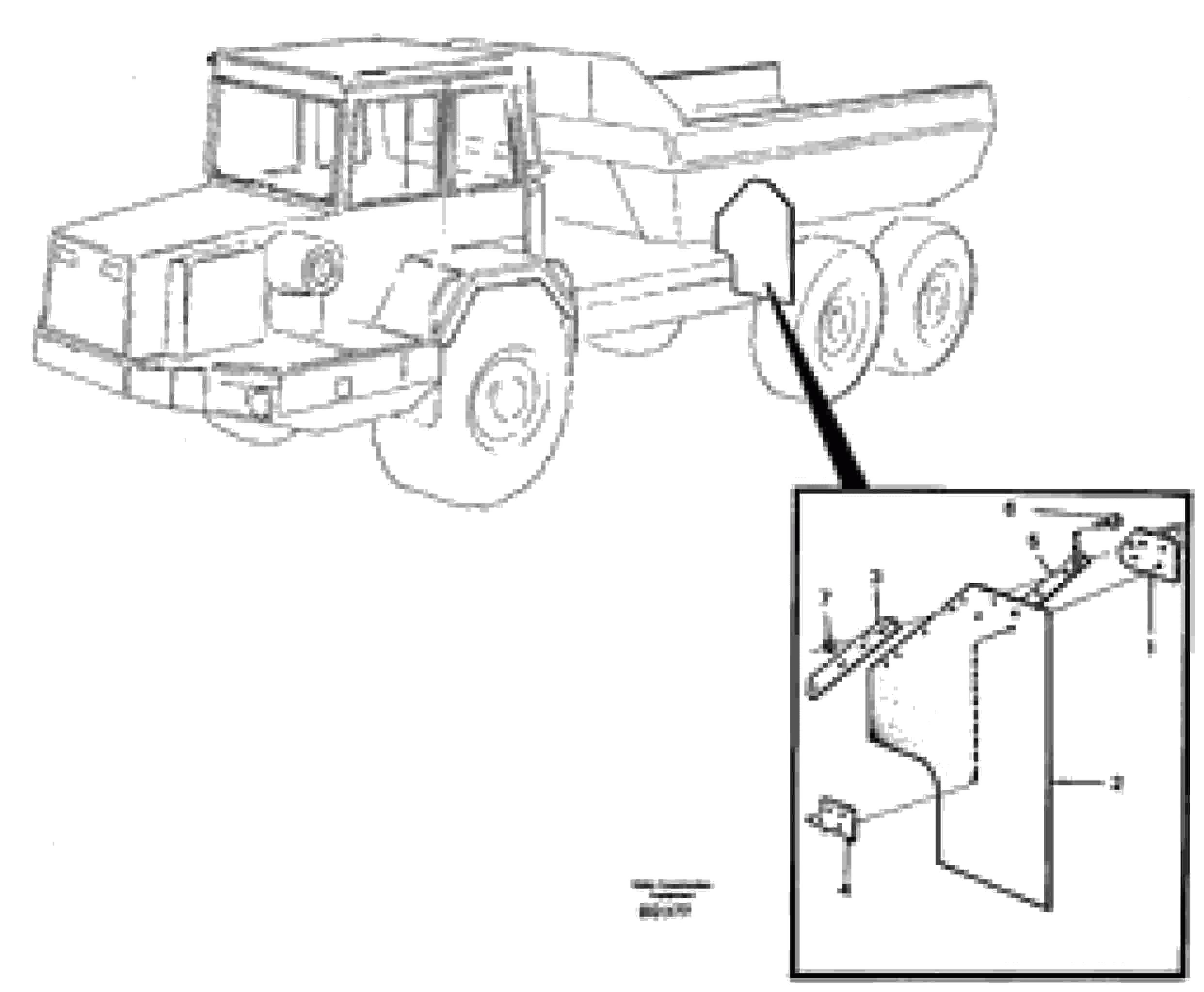 Схема запчастей Volvo A30 VOLVO BM VOLVO BM A30 - 6235 Mudflap, load unit 