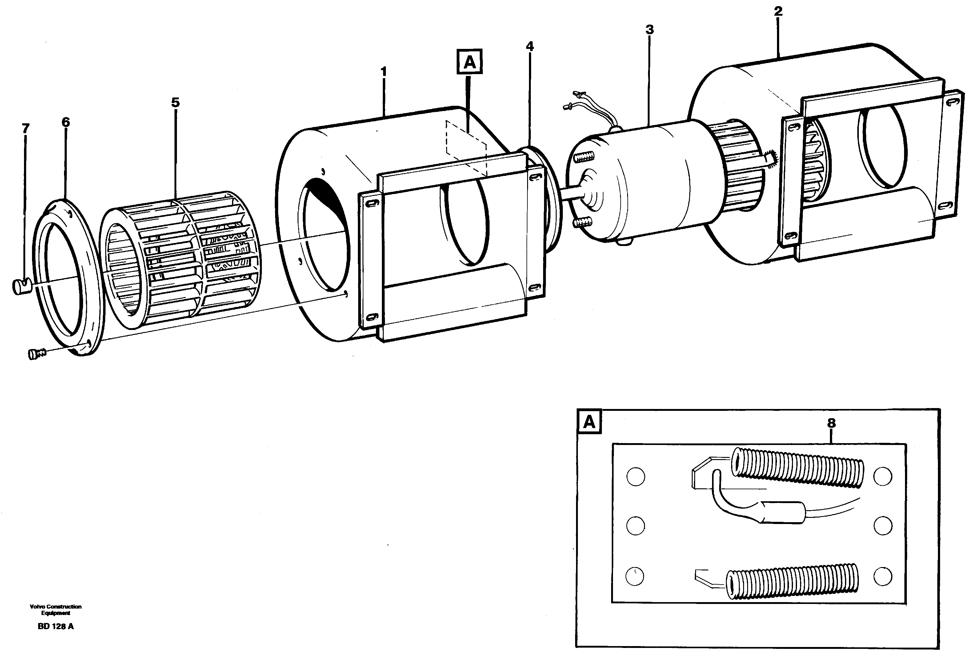Схема запчастей Volvo A30 VOLVO BM VOLVO BM A30 - 14118 Fan 