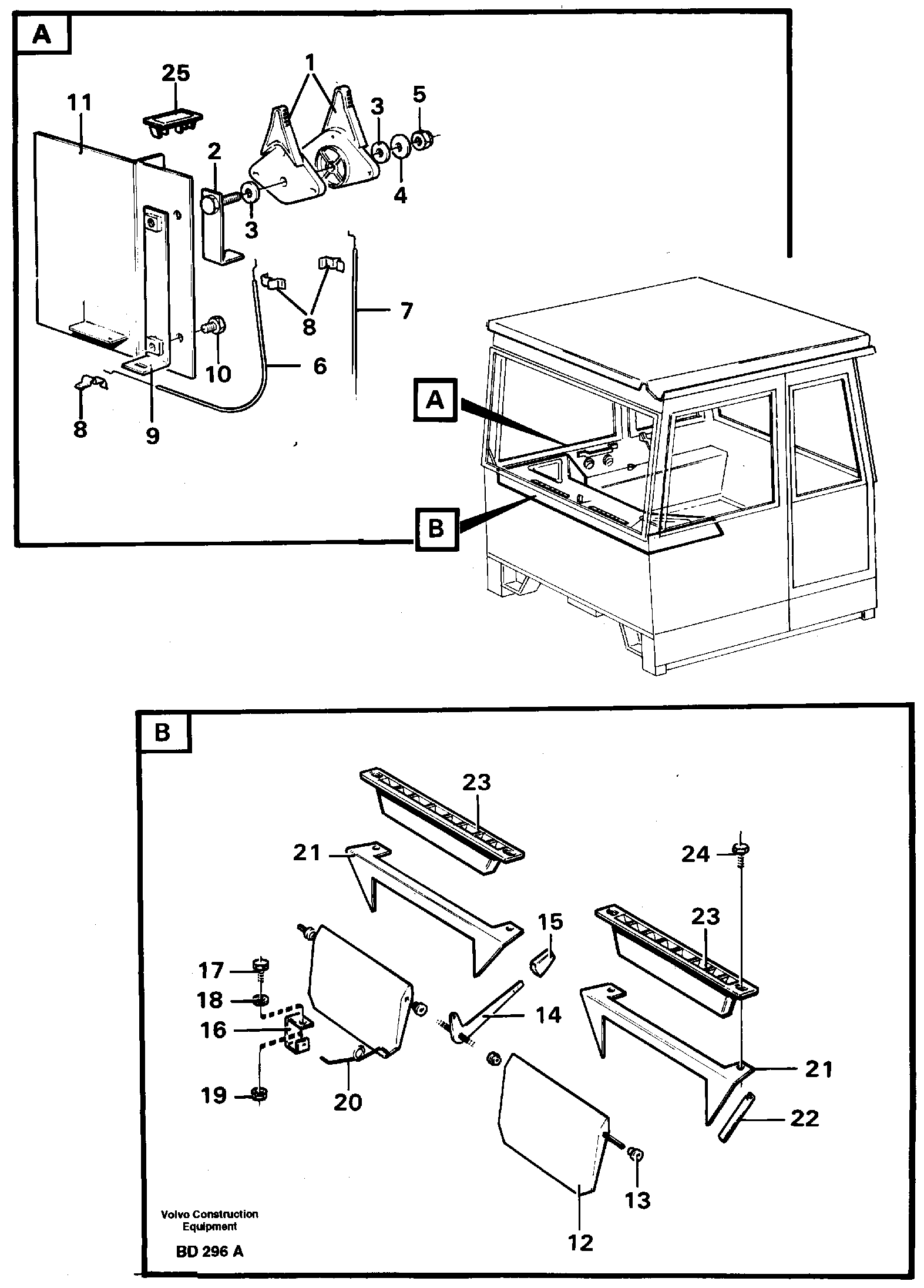 Схема запчастей Volvo A30 VOLVO BM VOLVO BM A30 - 14121 Controls 