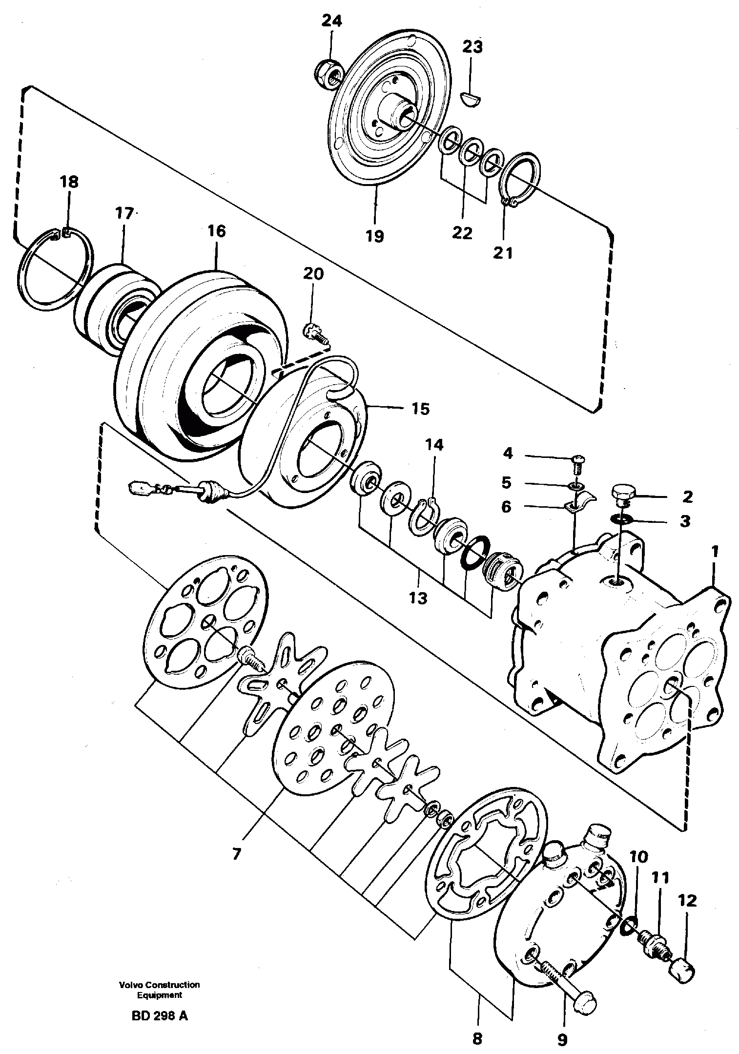 Схема запчастей Volvo A30 VOLVO BM VOLVO BM A30 - 48014 Air compressor 
