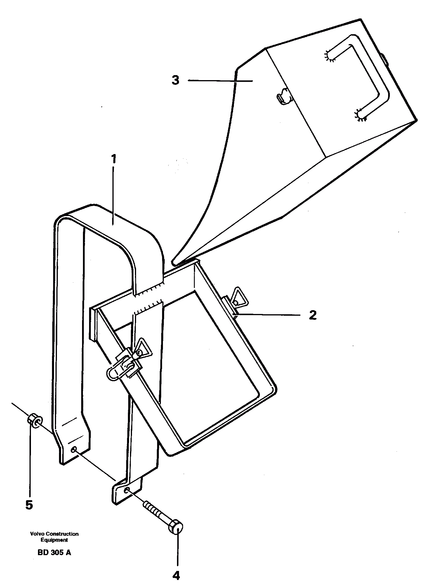 Схема запчастей Volvo A30 VOLVO BM VOLVO BM A30 - 91070 Stop block for wheel 