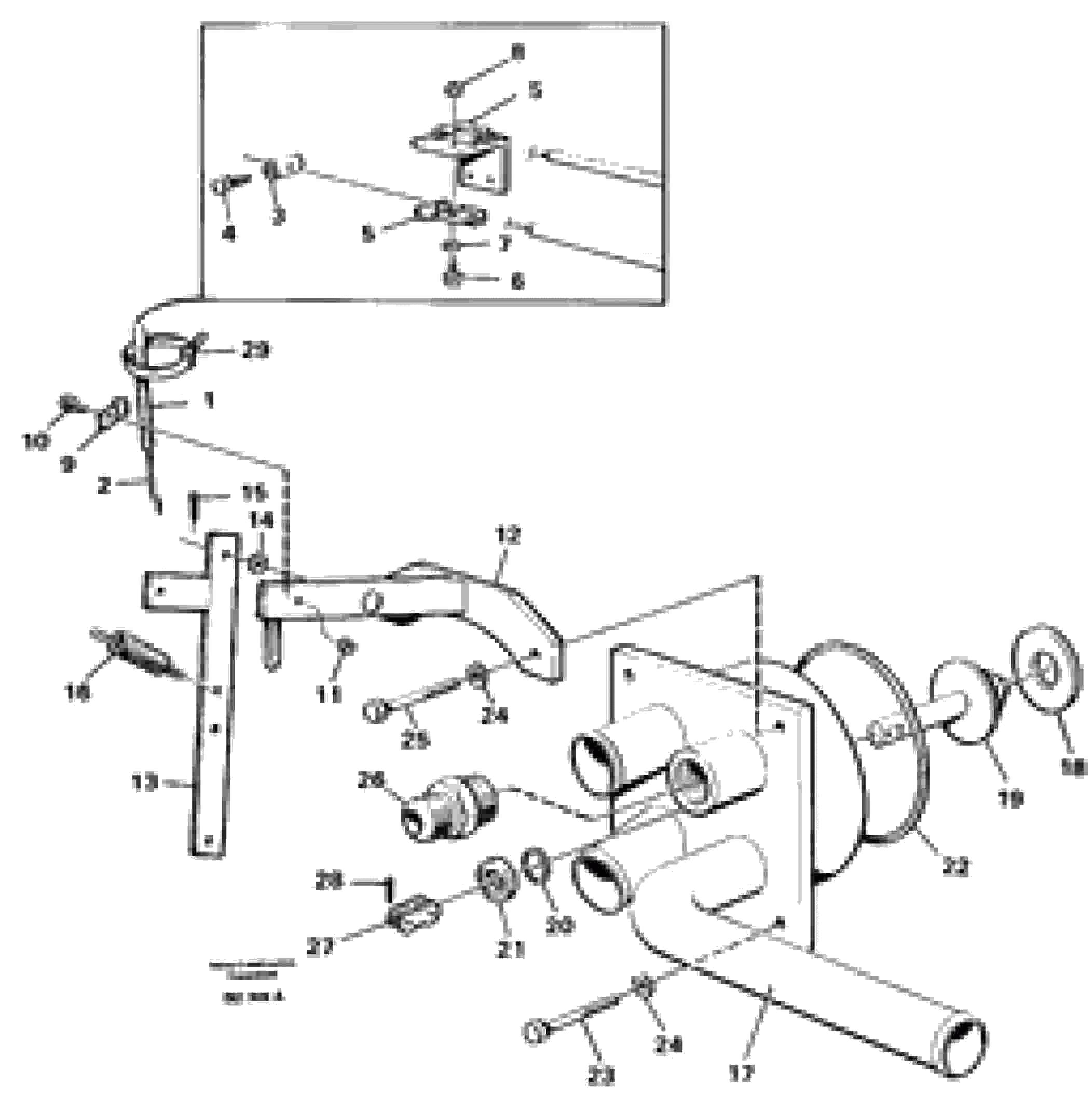 Схема запчастей Volvo A30 VOLVO BM VOLVO BM A30 - 58339 Shut-off valve 
