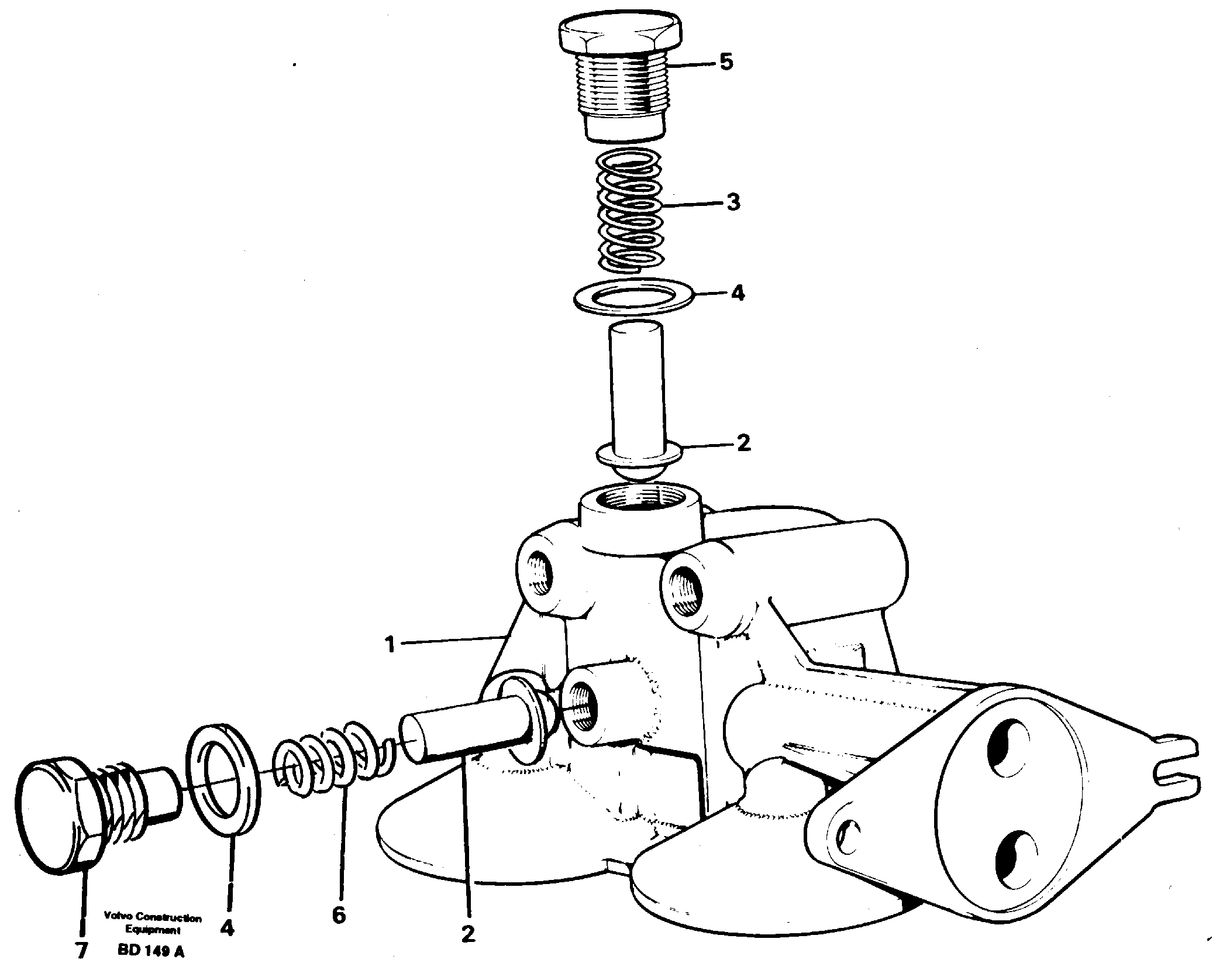 Схема запчастей Volvo A30 VOLVO BM VOLVO BM A30 - 55950 Filter housing 