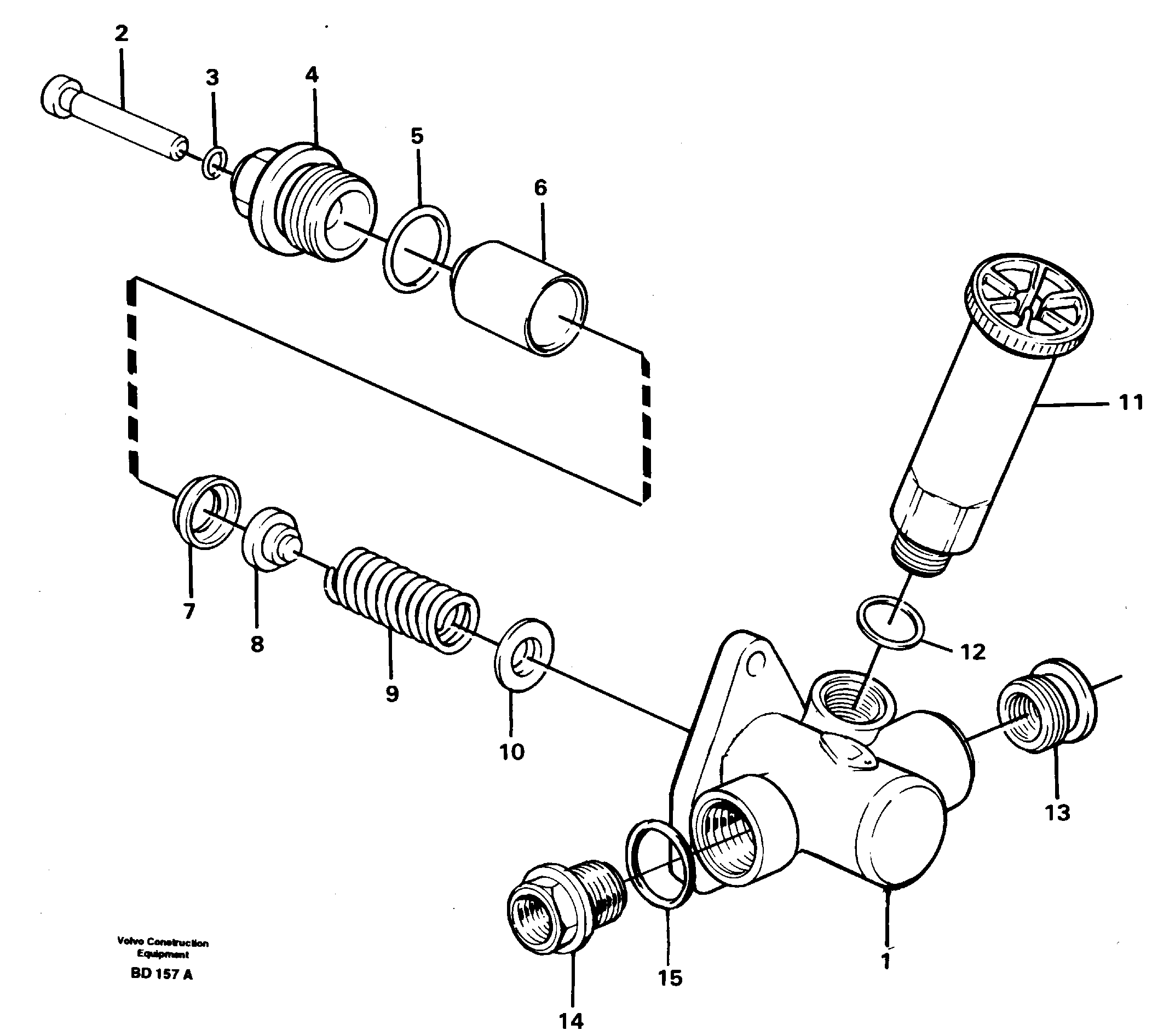 Схема запчастей Volvo A30 VOLVO BM VOLVO BM A30 - 105674 Feed pump 