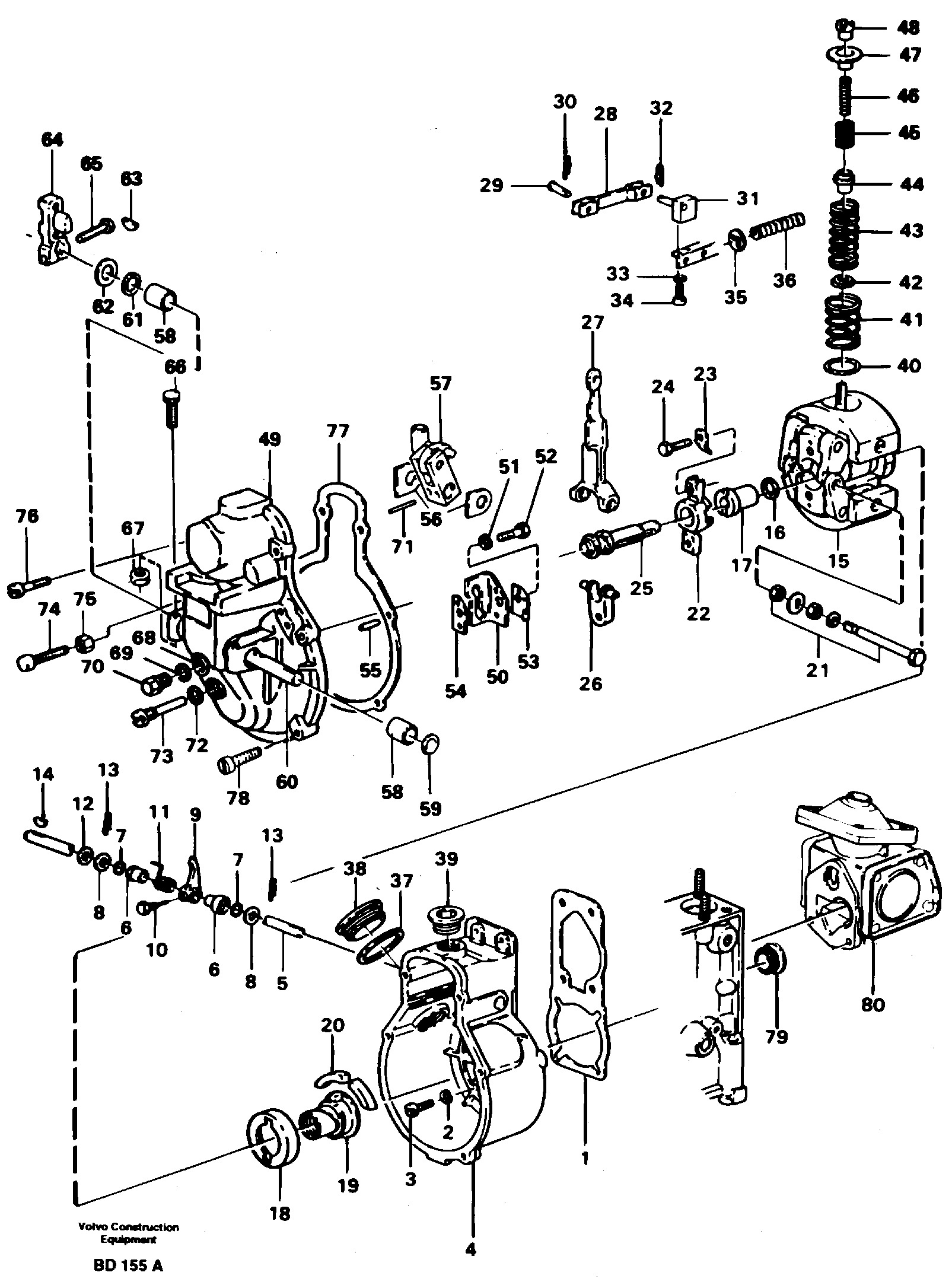 Схема запчастей Volvo A30 VOLVO BM VOLVO BM A30 - 68600 Centrifugal governor 