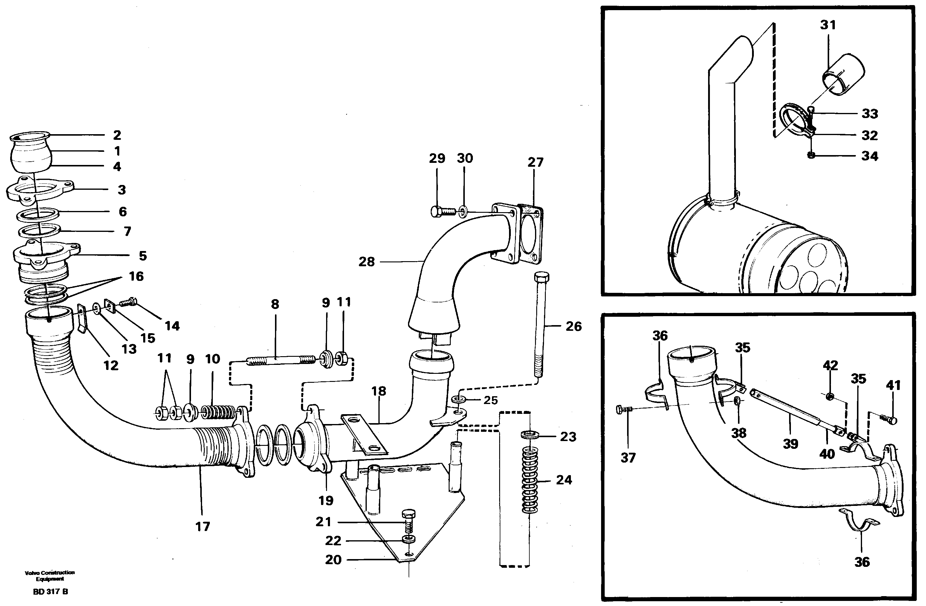 Схема запчастей Volvo A30 VOLVO BM VOLVO BM A30 - 84183 Body heating 