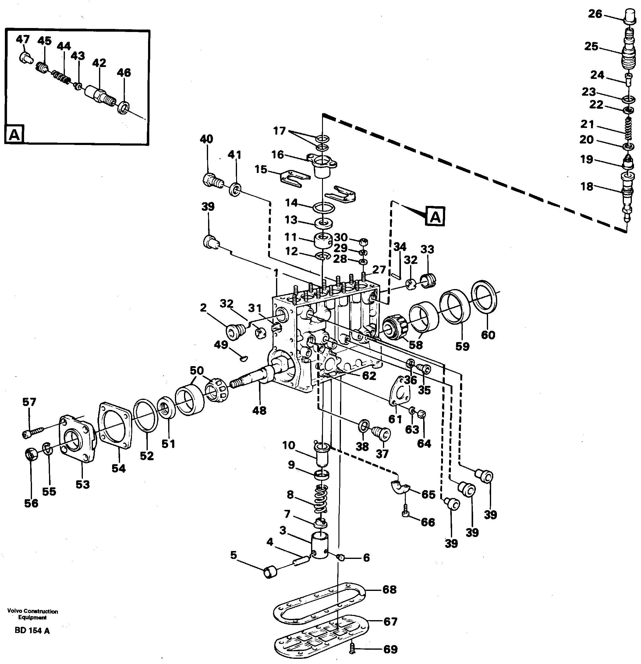 Схема запчастей Volvo A30 VOLVO BM VOLVO BM A30 - 91170 Насос 