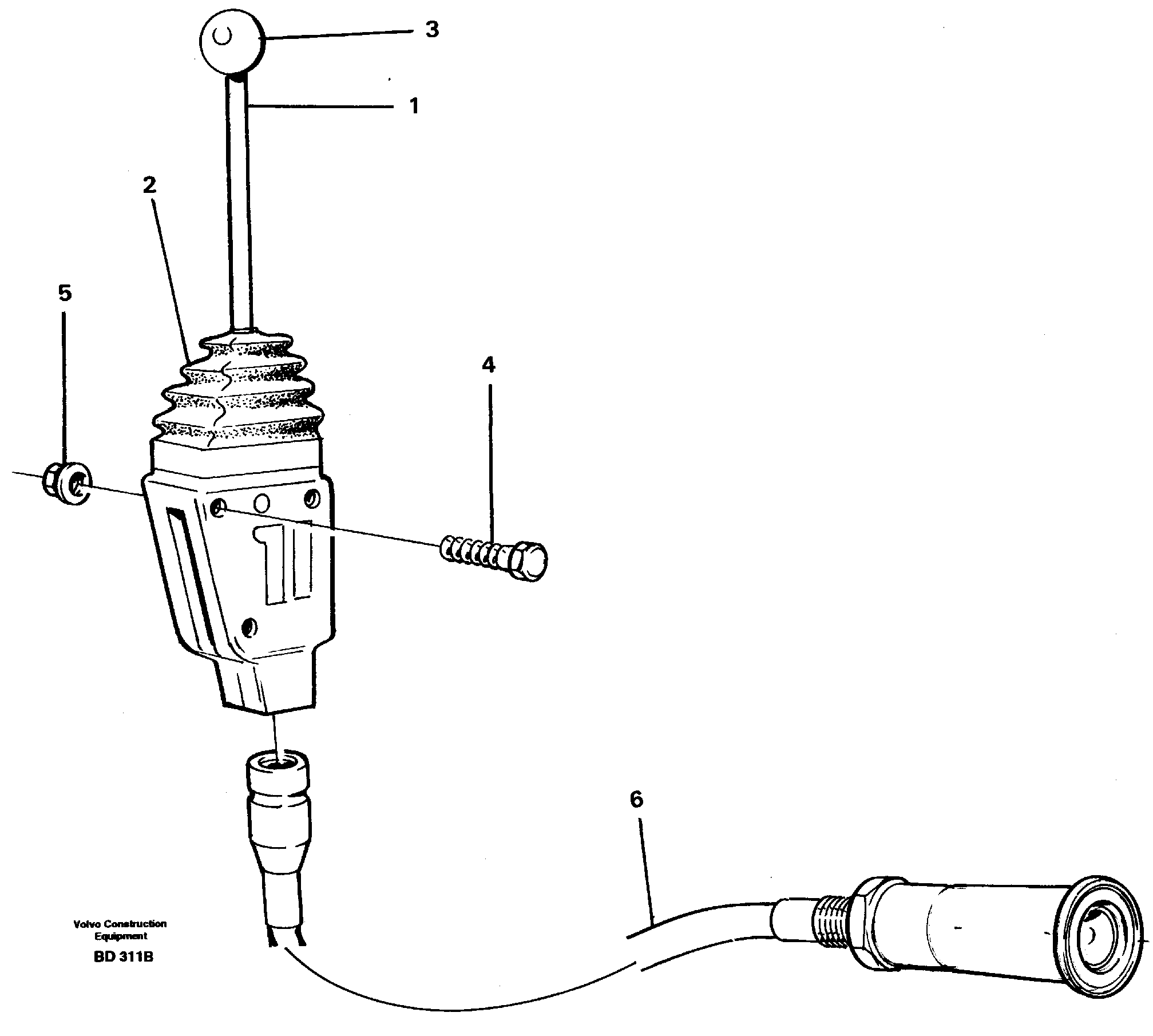 Схема запчастей Volvo A30 VOLVO BM VOLVO BM A30 - 89411 Tip control 