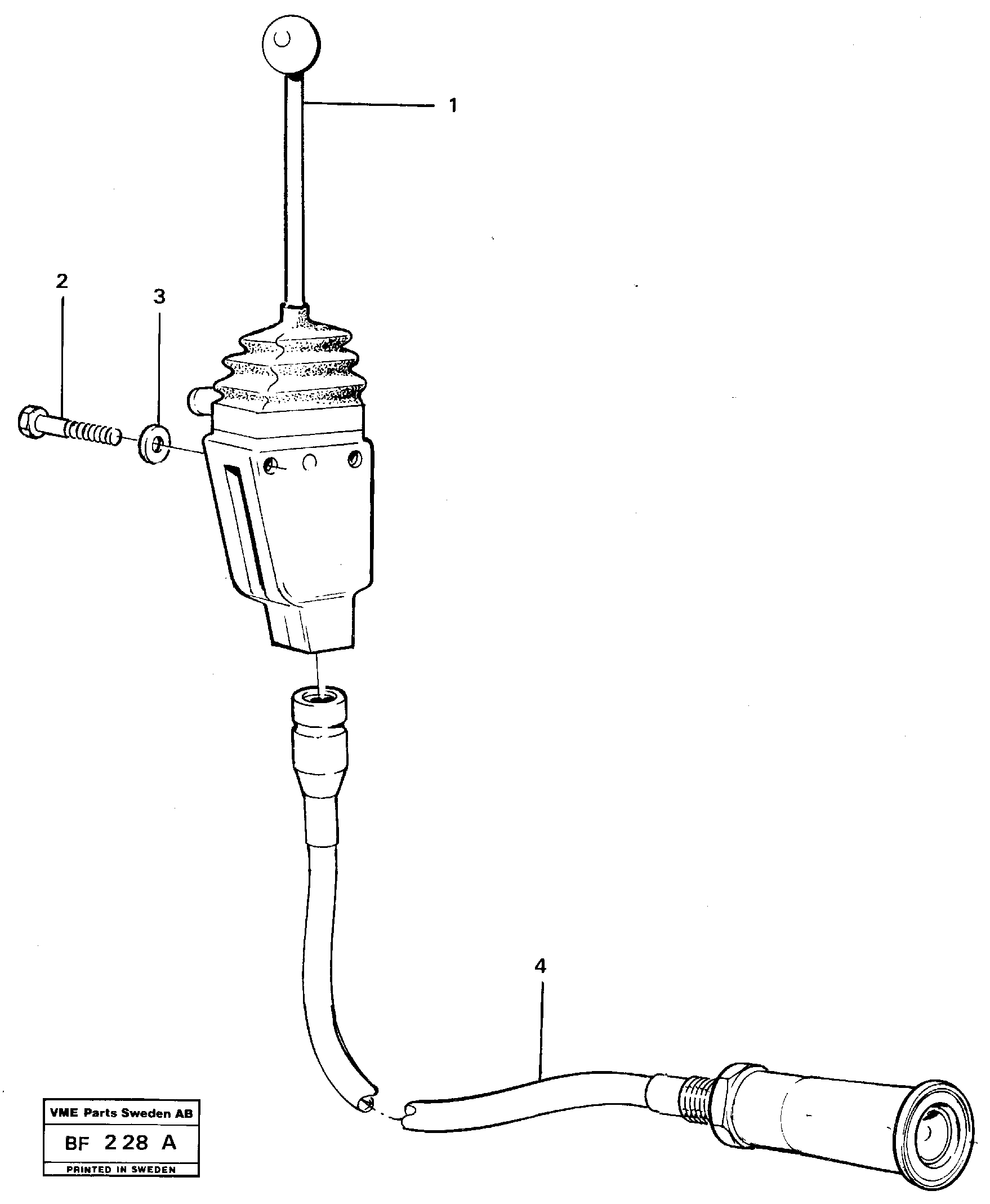 Схема запчастей Volvo A25B A25B - 22056 Tip control 