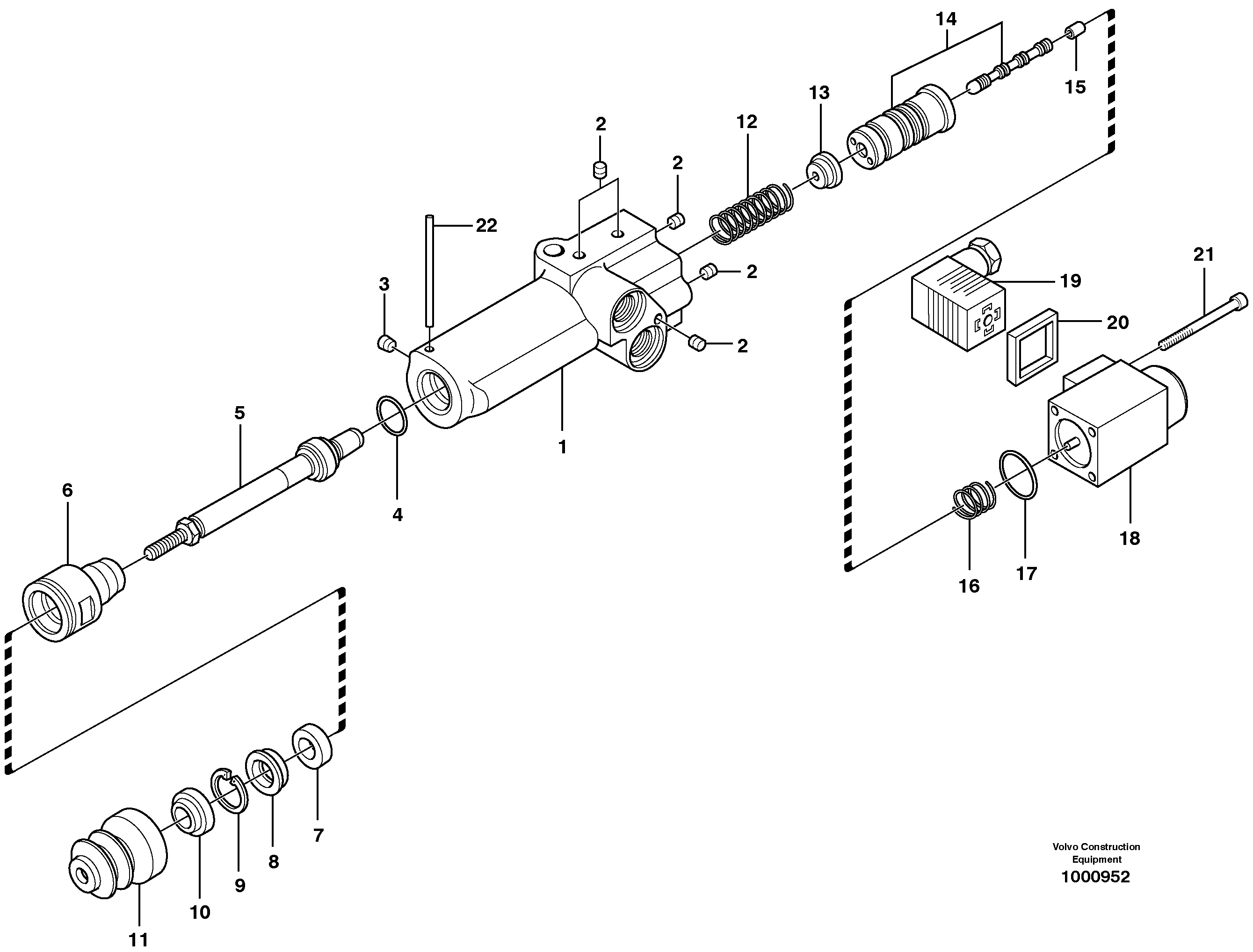 Схема запчастей Volvo EW140 - 49781 Engine speed control EW140 SER NO 1001-1487