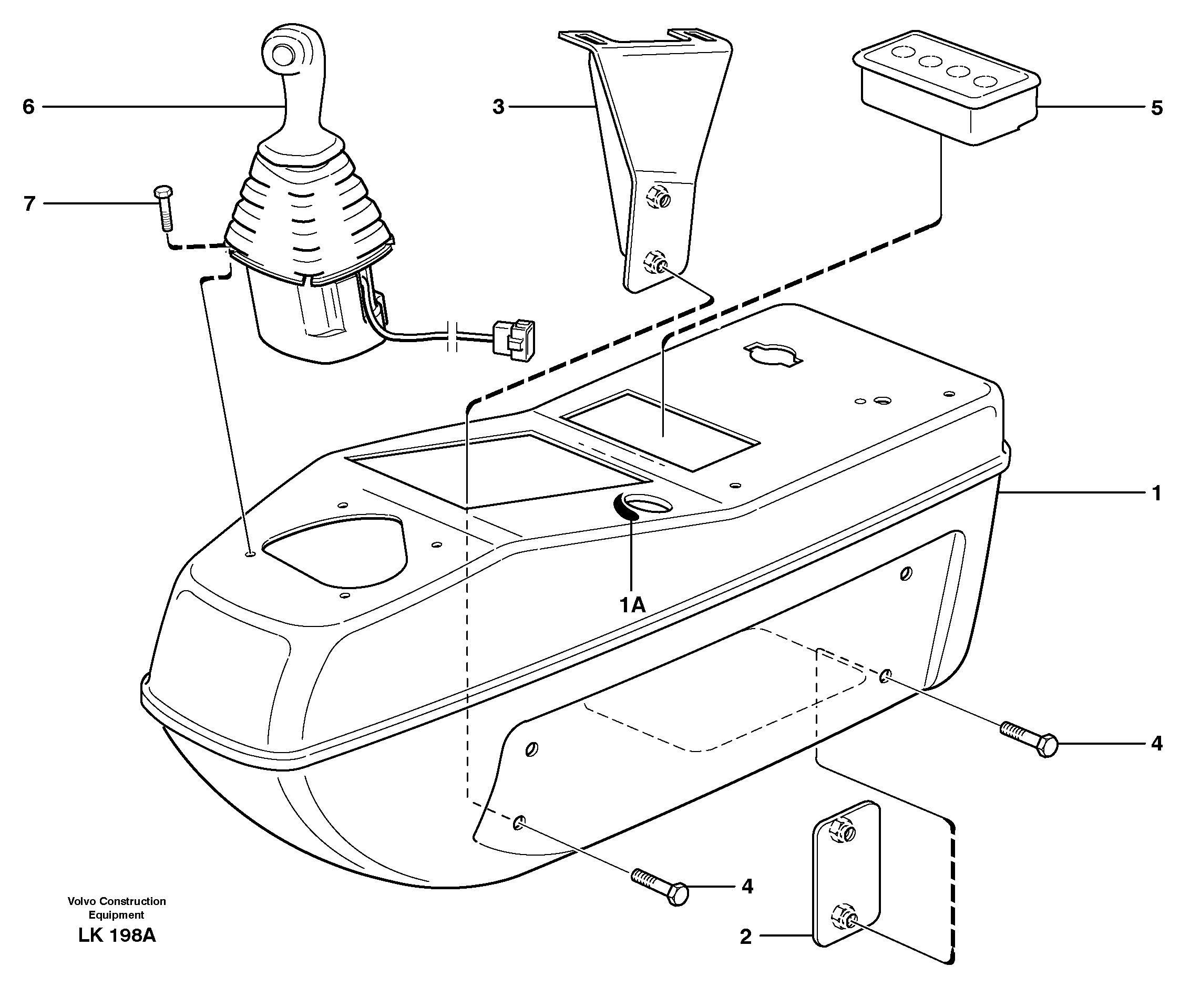 Схема запчастей Volvo EW140 - 48246 Side panel right EW140 SER NO 1001-1487