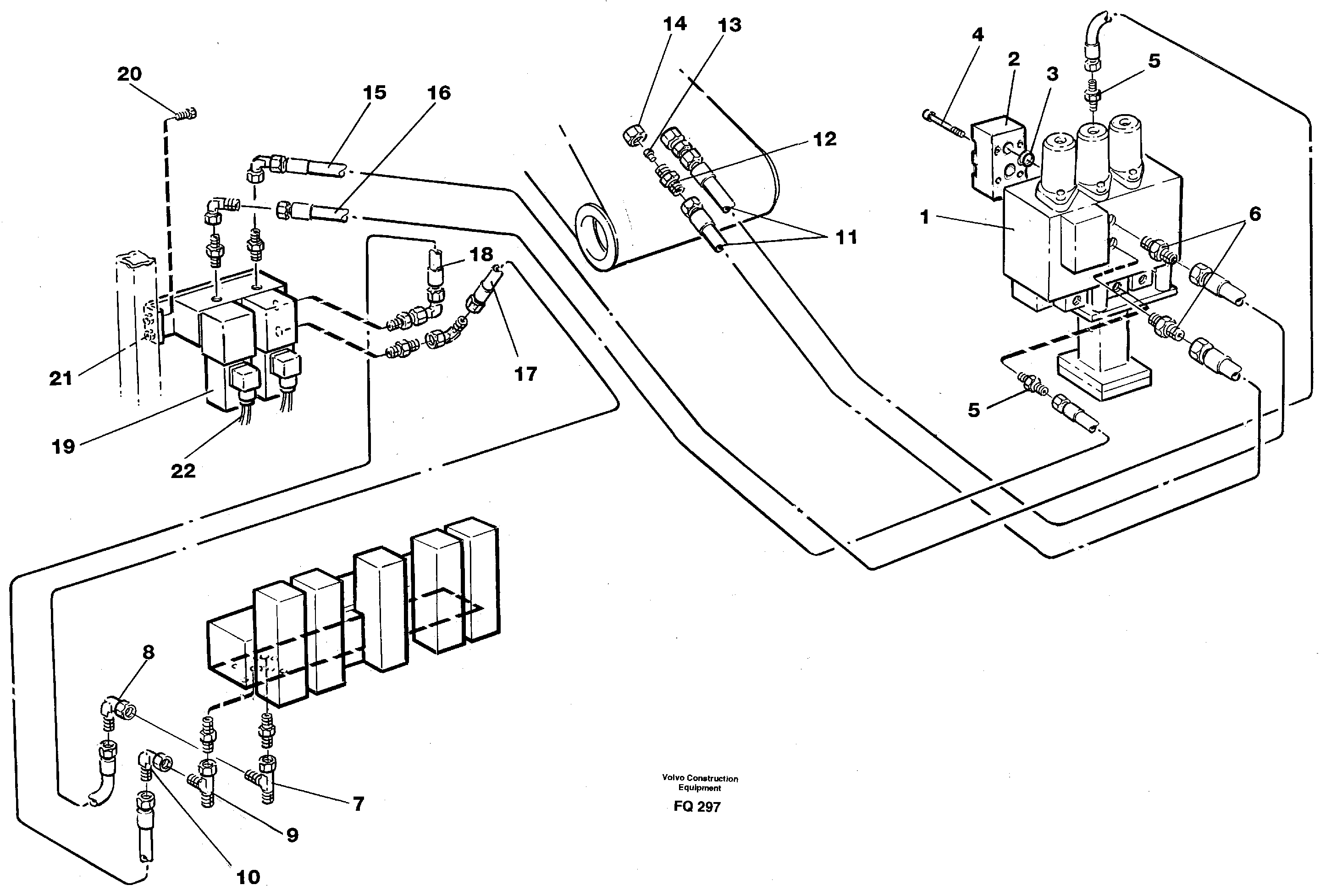 Схема запчастей Volvo EC130 - 43262 Slope bucket/rotator equipm. for adj.boom in base machine.button-oper EC130 ?KERMAN ?KERMAN EC130 SER NO - 103