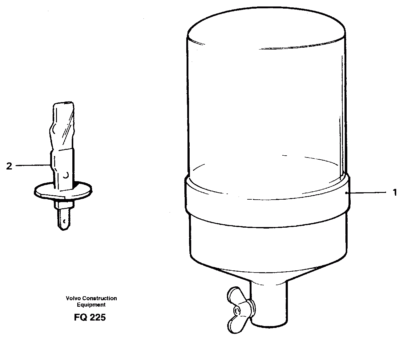 Схема запчастей Volvo EC130 - 15641 Rotating beacon EC130 ?KERMAN ?KERMAN EC130 SER NO - 103