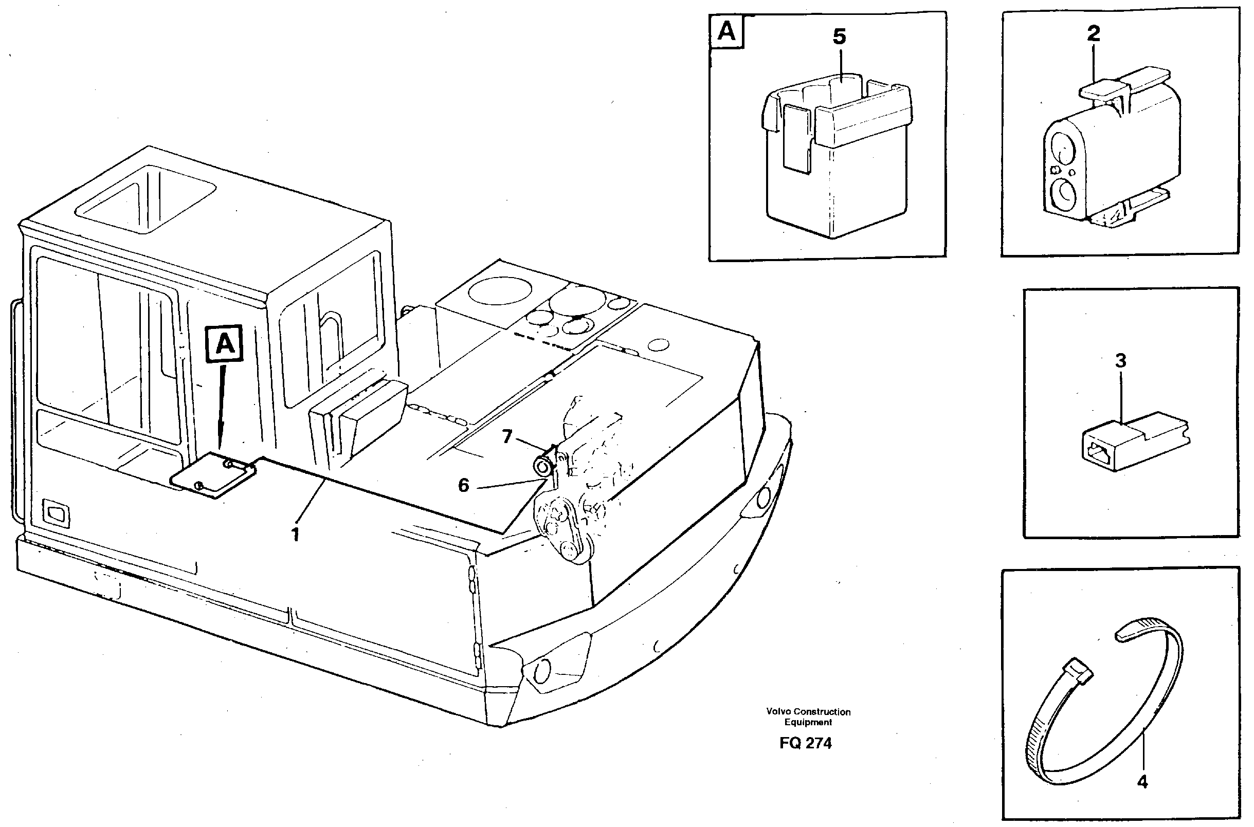 Схема запчастей Volvo EC130 - 46606 Electric installation for compressor EC130 ?KERMAN ?KERMAN EC130 SER NO - 103