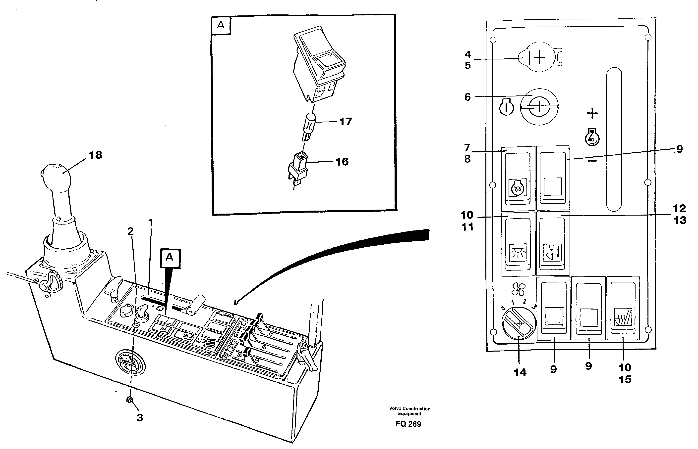 Схема запчастей Volvo EC130 - 104777 Engine control panel EC130 ?KERMAN ?KERMAN EC130 SER NO - 103