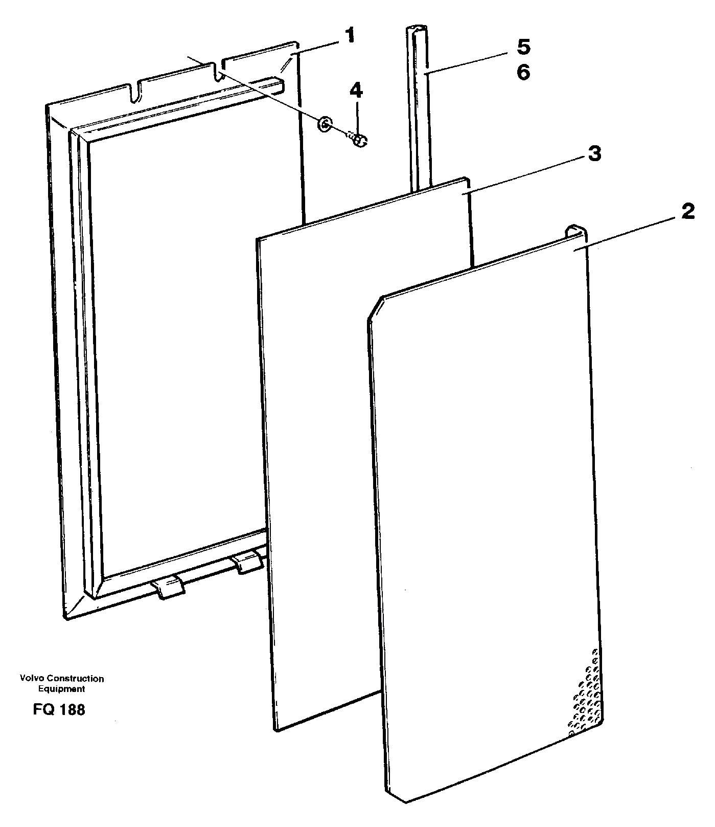 Схема запчастей Volvo EC130 - 24991 Hatch EC130 ?KERMAN ?KERMAN EC130 SER NO - 103