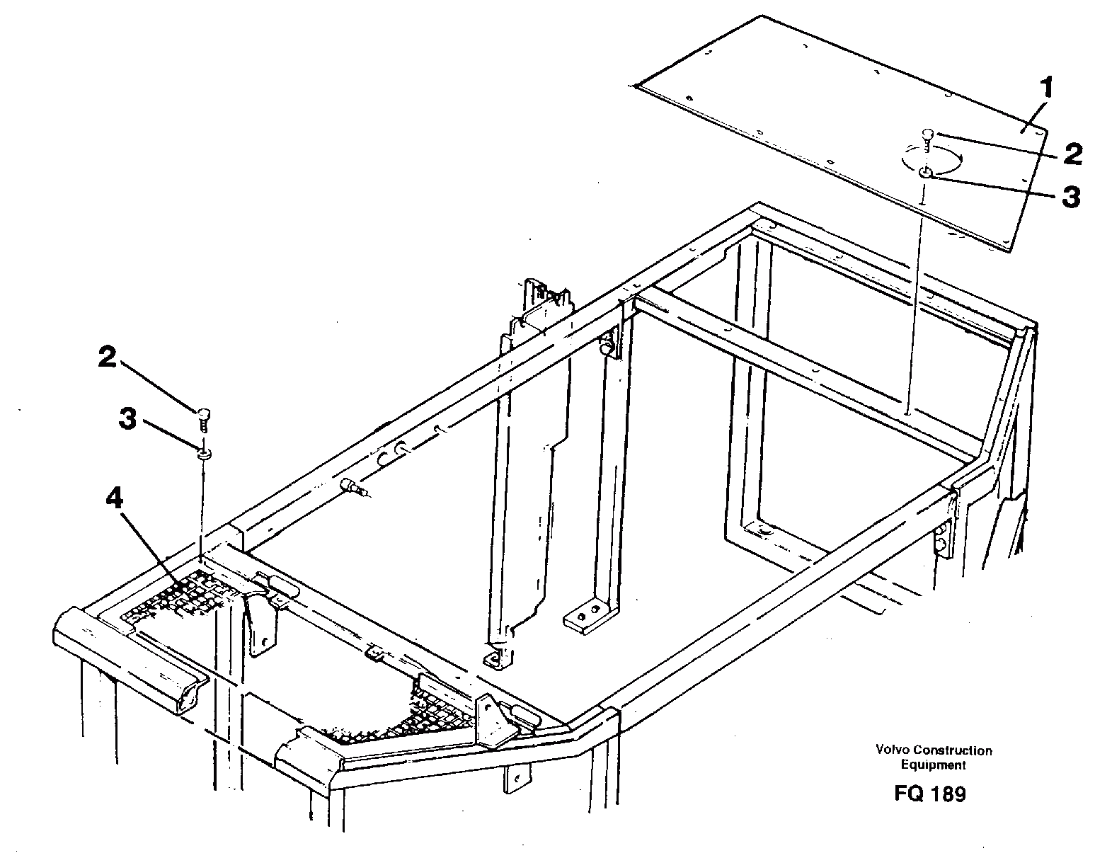 Схема запчастей Volvo EC130 - 24995 Cover plates, rear EC130 ?KERMAN ?KERMAN EC130 SER NO - 103