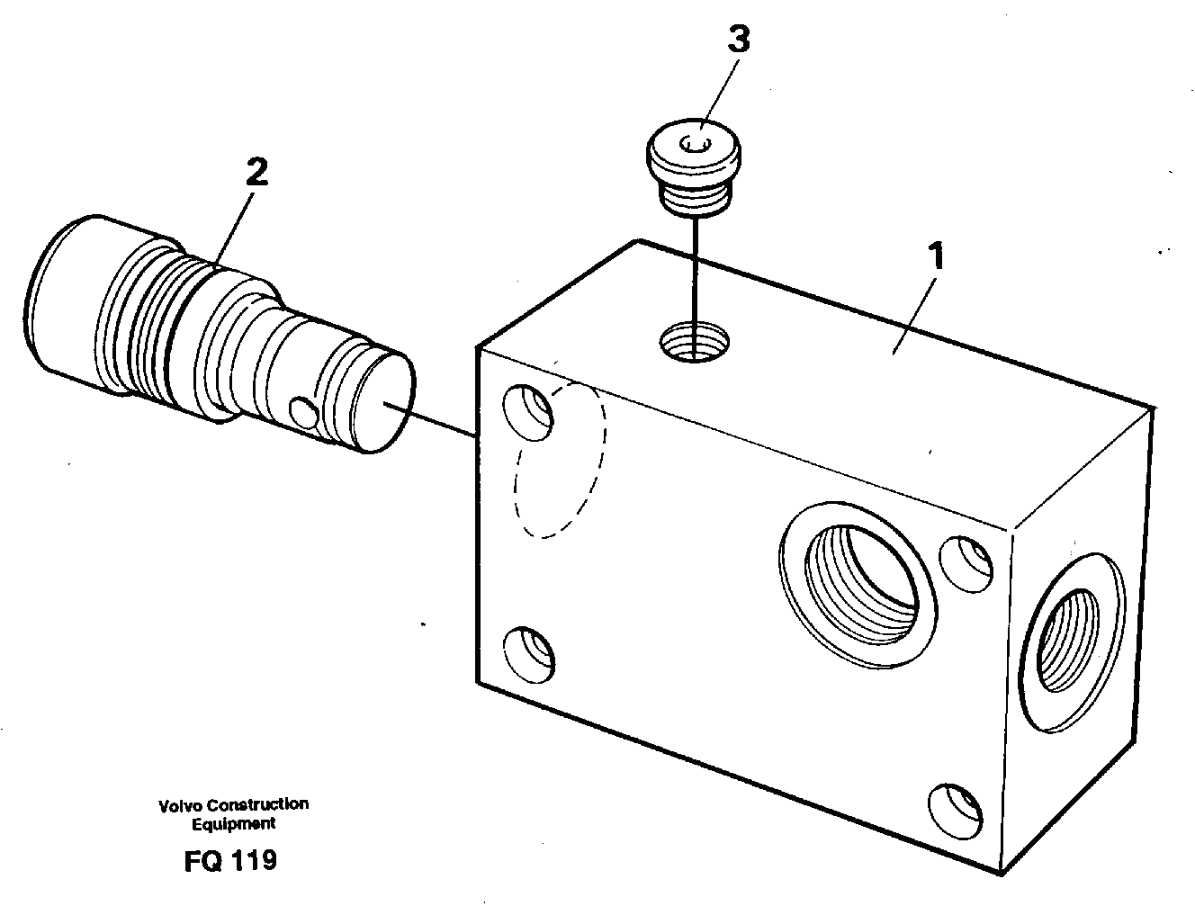Схема запчастей Volvo EC130 - 10788 Pressure lim. valve EC130 ?KERMAN ?KERMAN EC130 SER NO - 103