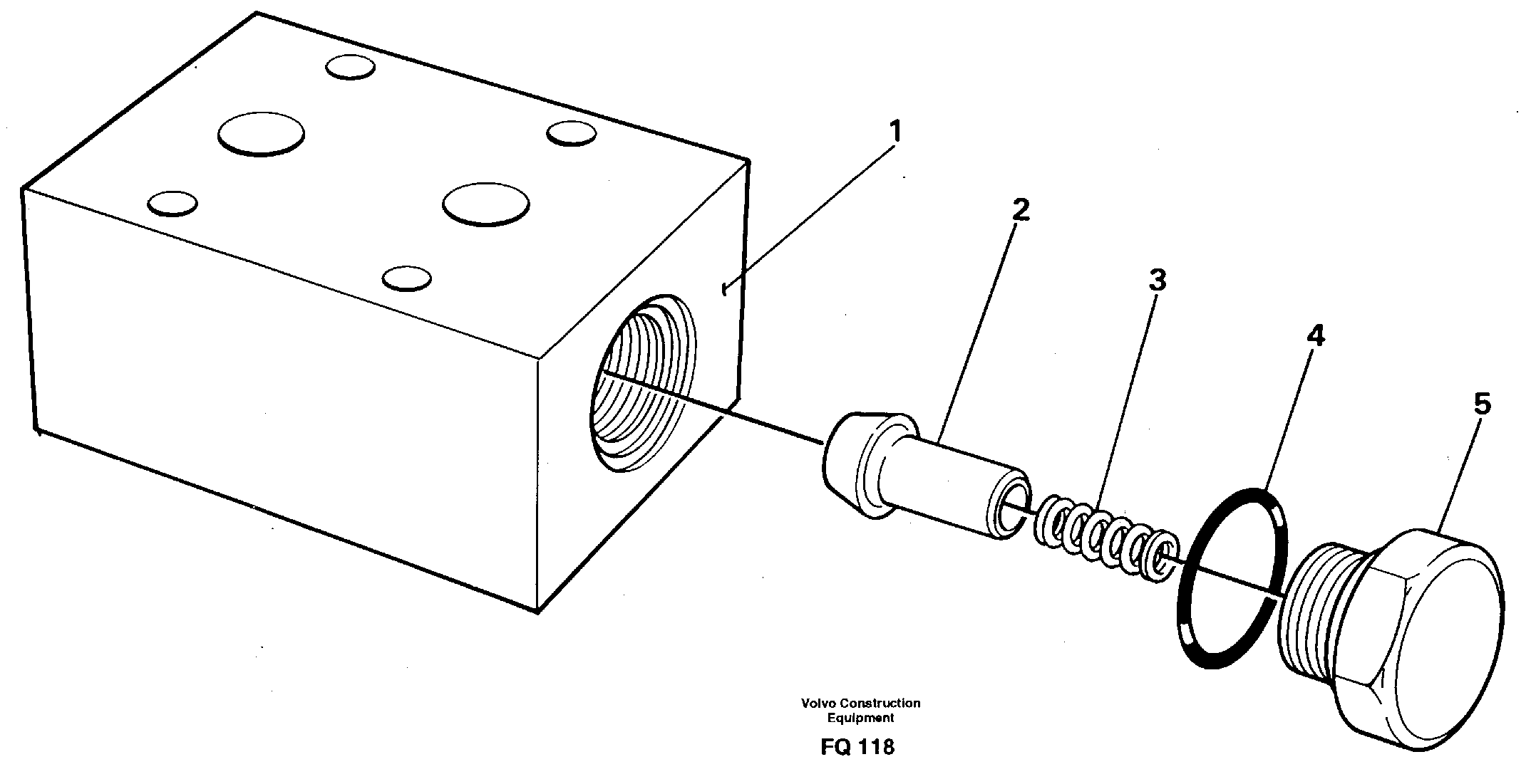 Схема запчастей Volvo EC130 - 42615 Anticavitation valve EC130 ?KERMAN ?KERMAN EC130 SER NO - 103