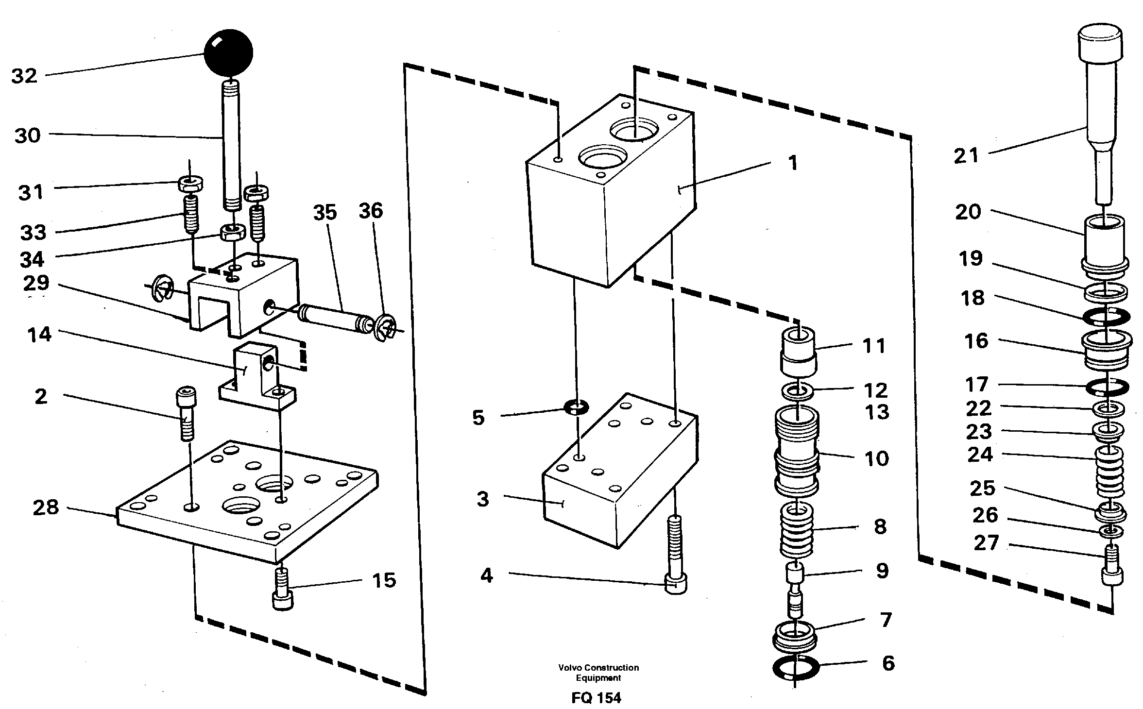 Схема запчастей Volvo EC130 - 42410 Control pressure valve EC130 ?KERMAN ?KERMAN EC130 SER NO - 103