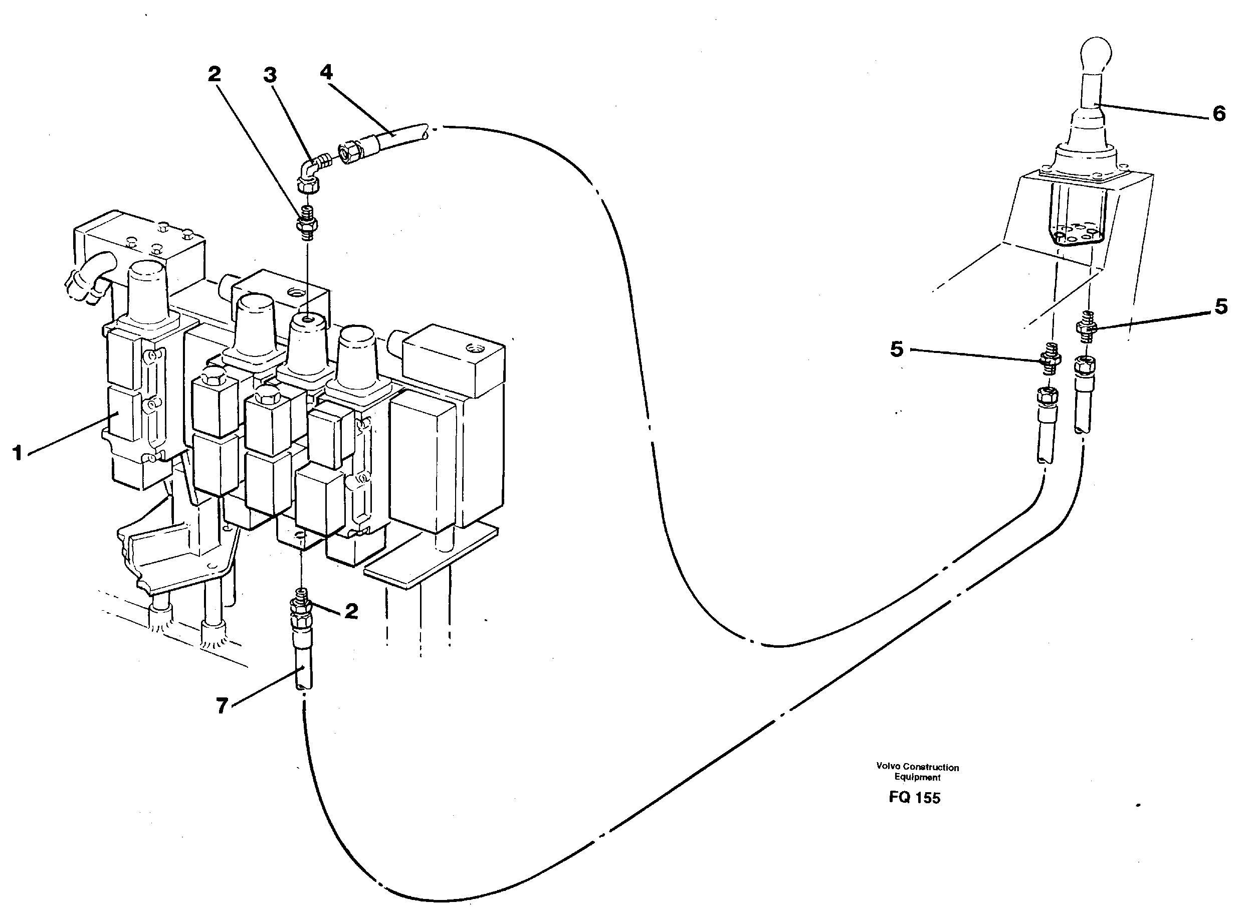 Схема запчастей Volvo EC130 - 43072 Servo hydraulics, dipper arm EC130 ?KERMAN ?KERMAN EC130 SER NO - 103