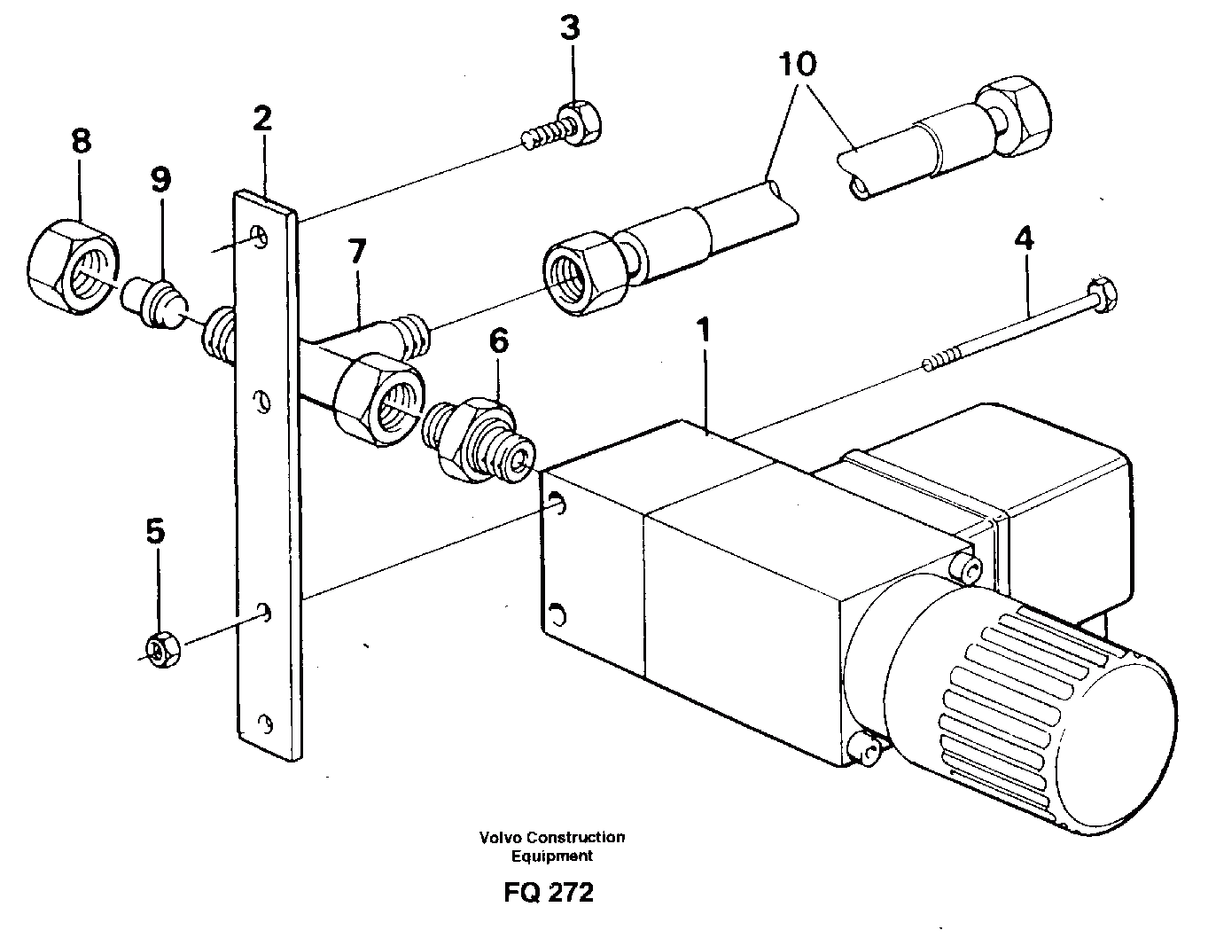 Схема запчастей Volvo EC130 - 43246 Overload protection EC130 ?KERMAN ?KERMAN EC130 SER NO - 103